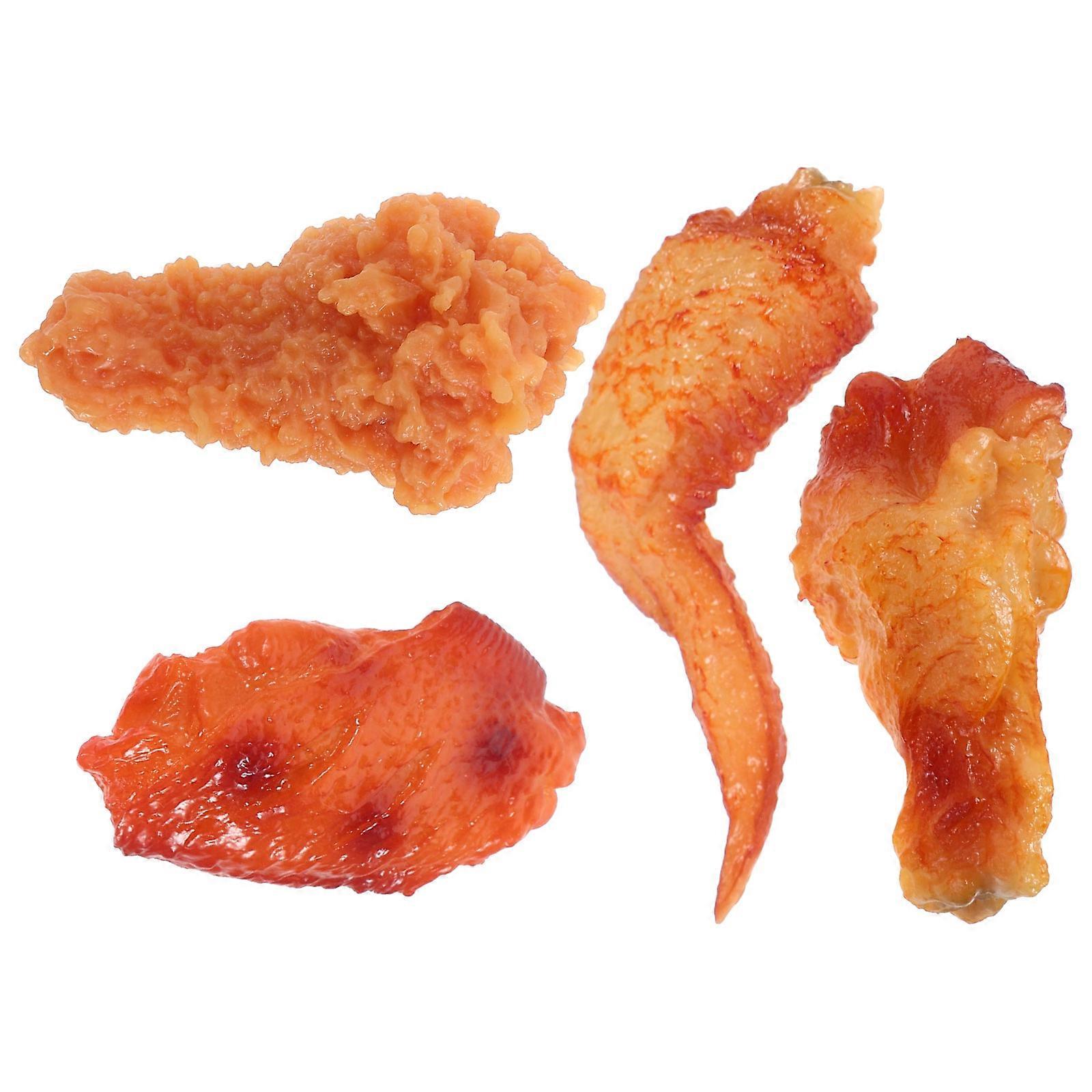 Realistic Simulated Chicken Drumsticks and Model for Decor 1Set