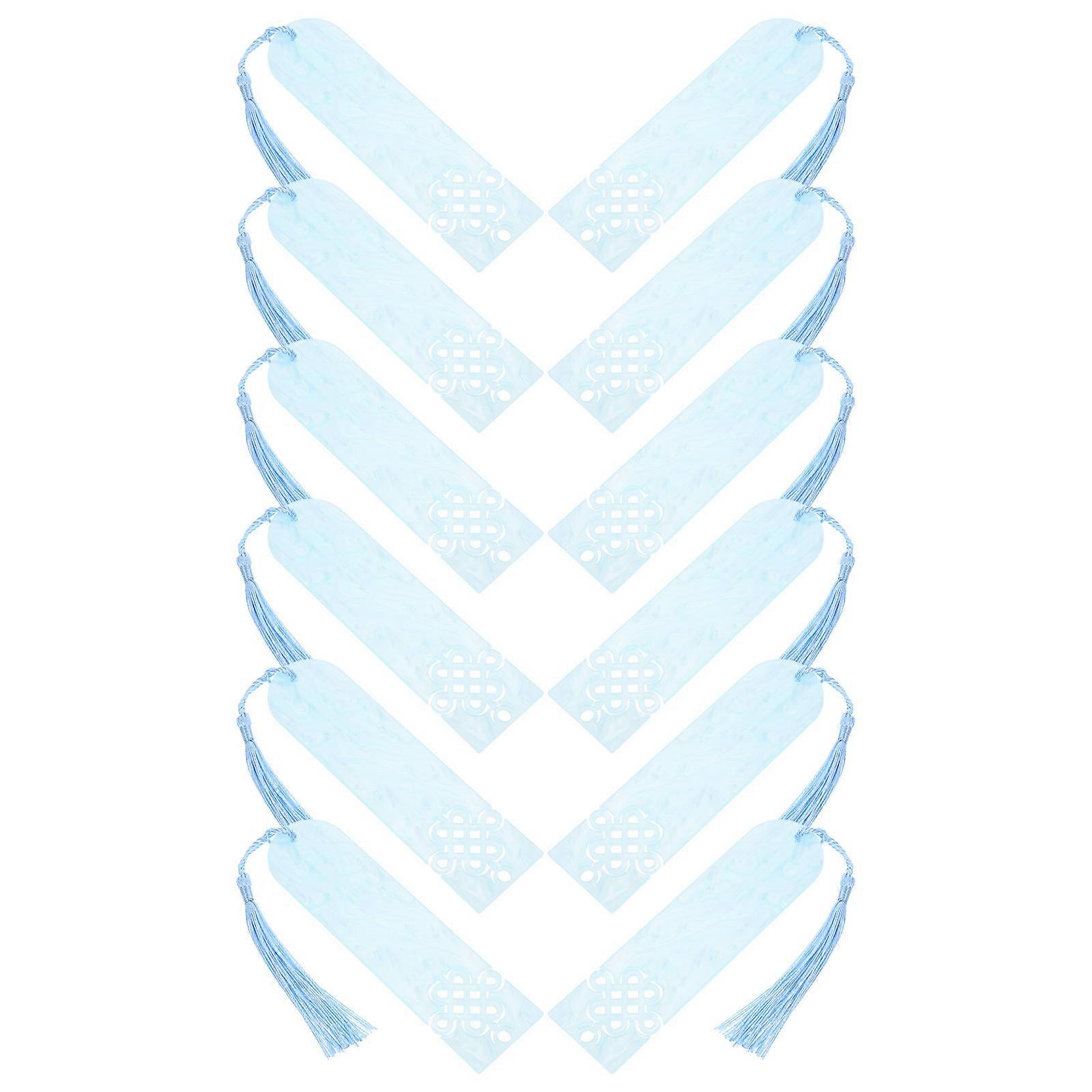 Reading Bookmark Acrylic Bookmark for Reading 24Pcs Chinese Knot Pattern