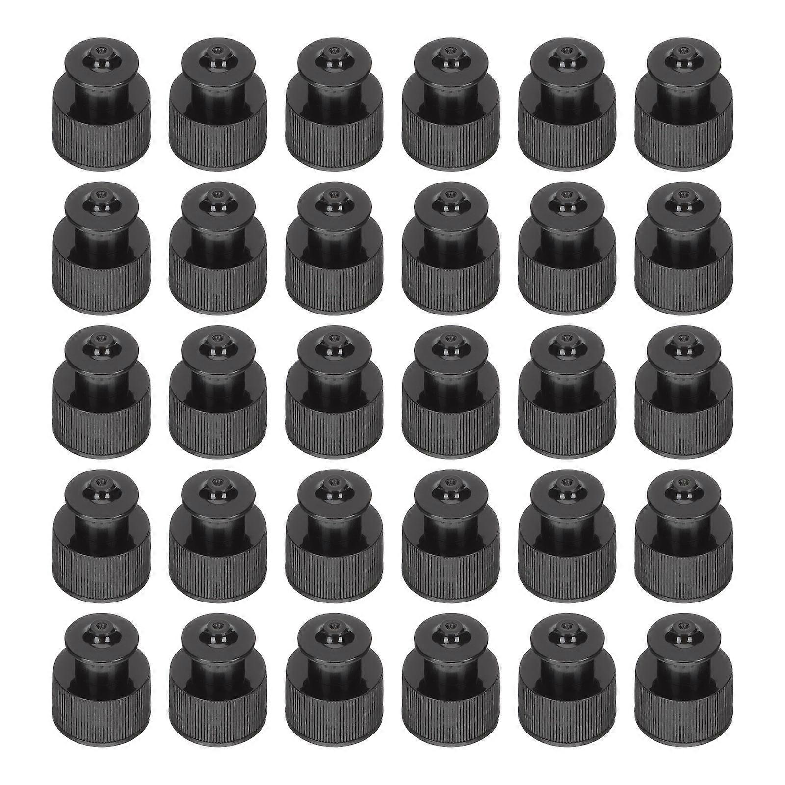 Pull-Type Bottle Bottle Caps Leakage-Proof 120Pcs Black