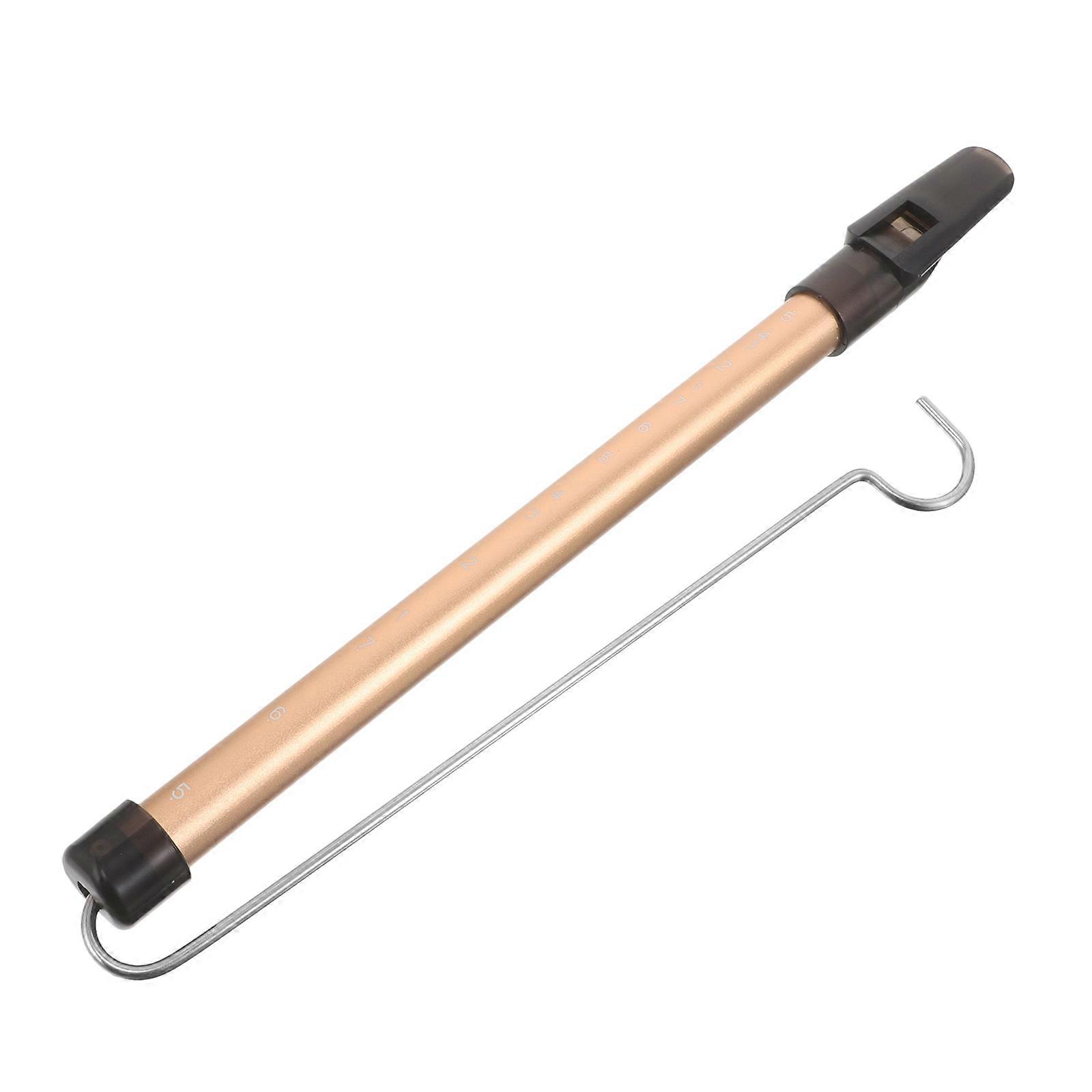 Golden Slide Whistle Professional Sliding Flute for Travel 2Pcs