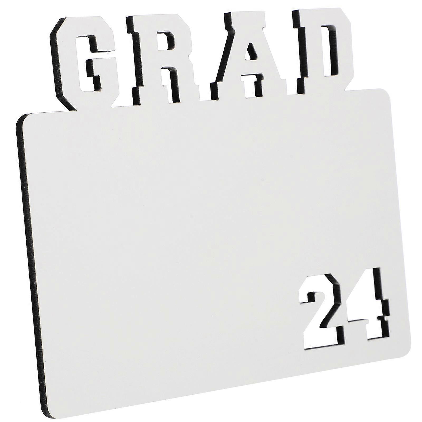 Sublimation Photo Frame DIY Painting Frame Set for 2024 Grad Party 3Pcs