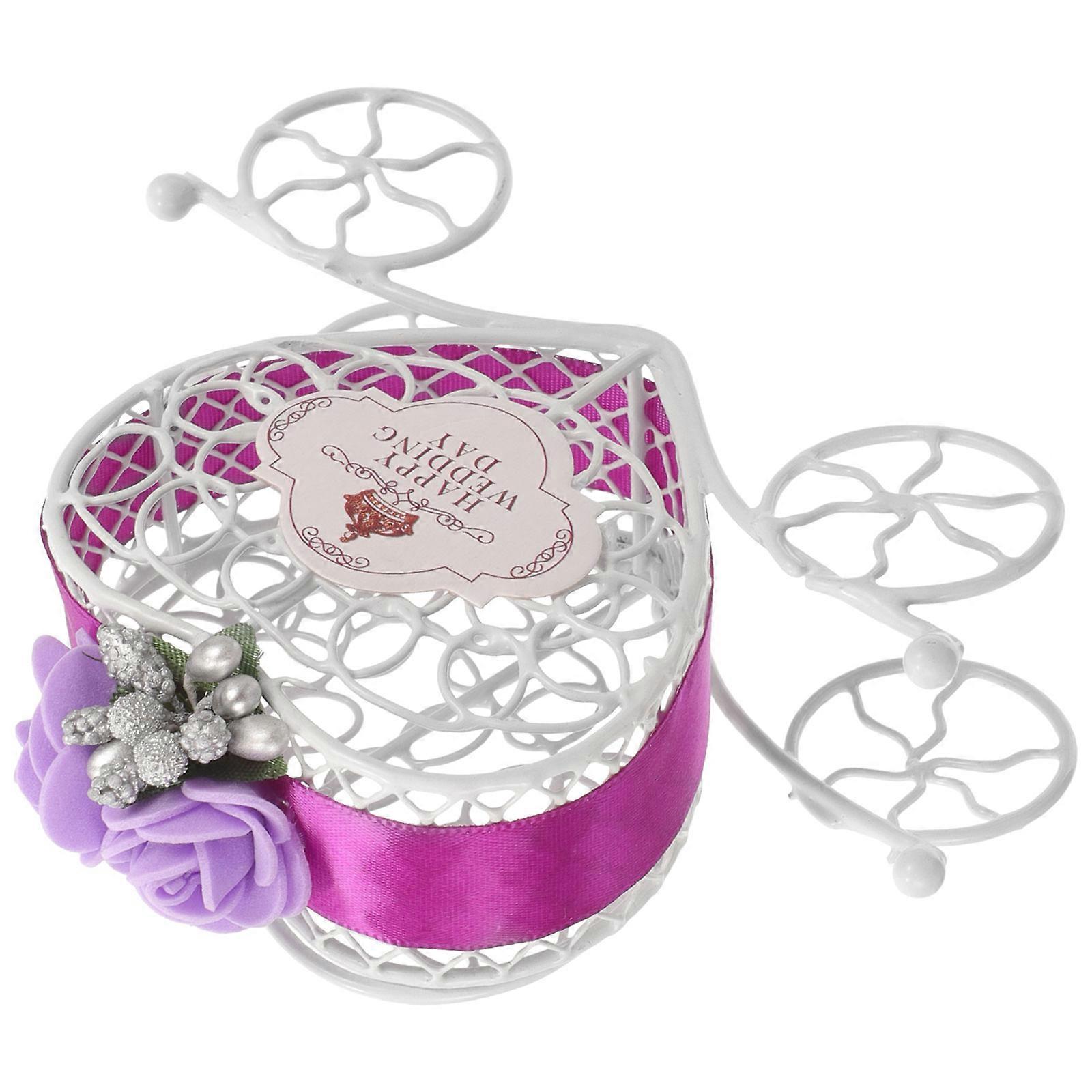 Creative Candy Box for Wedding Purple Chocolate Gift Box