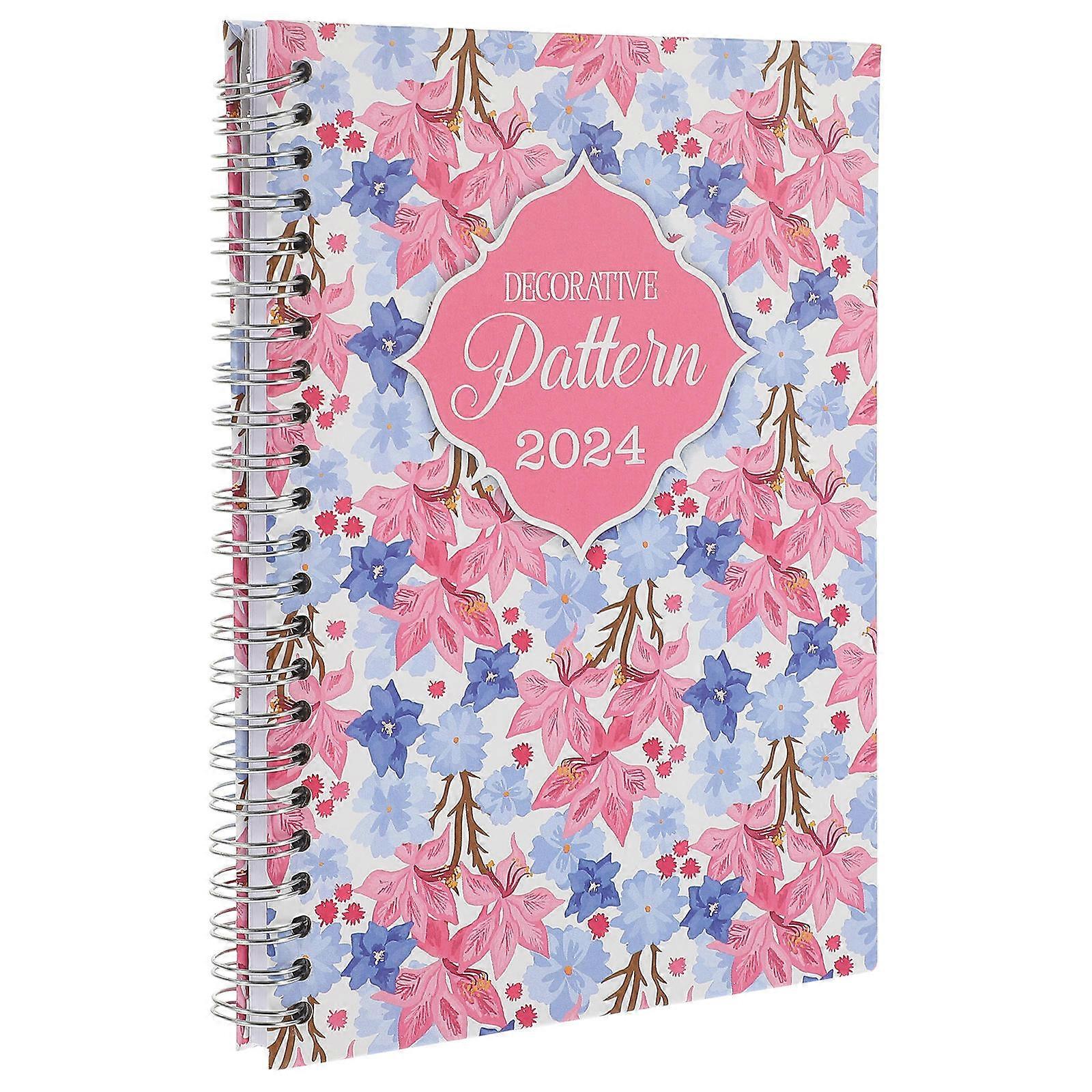 Weekly And Monthly Notebooks Planner Book Rectangular Simple Design Daily Use 21.50X14.50X1.60CM Recording 1Set