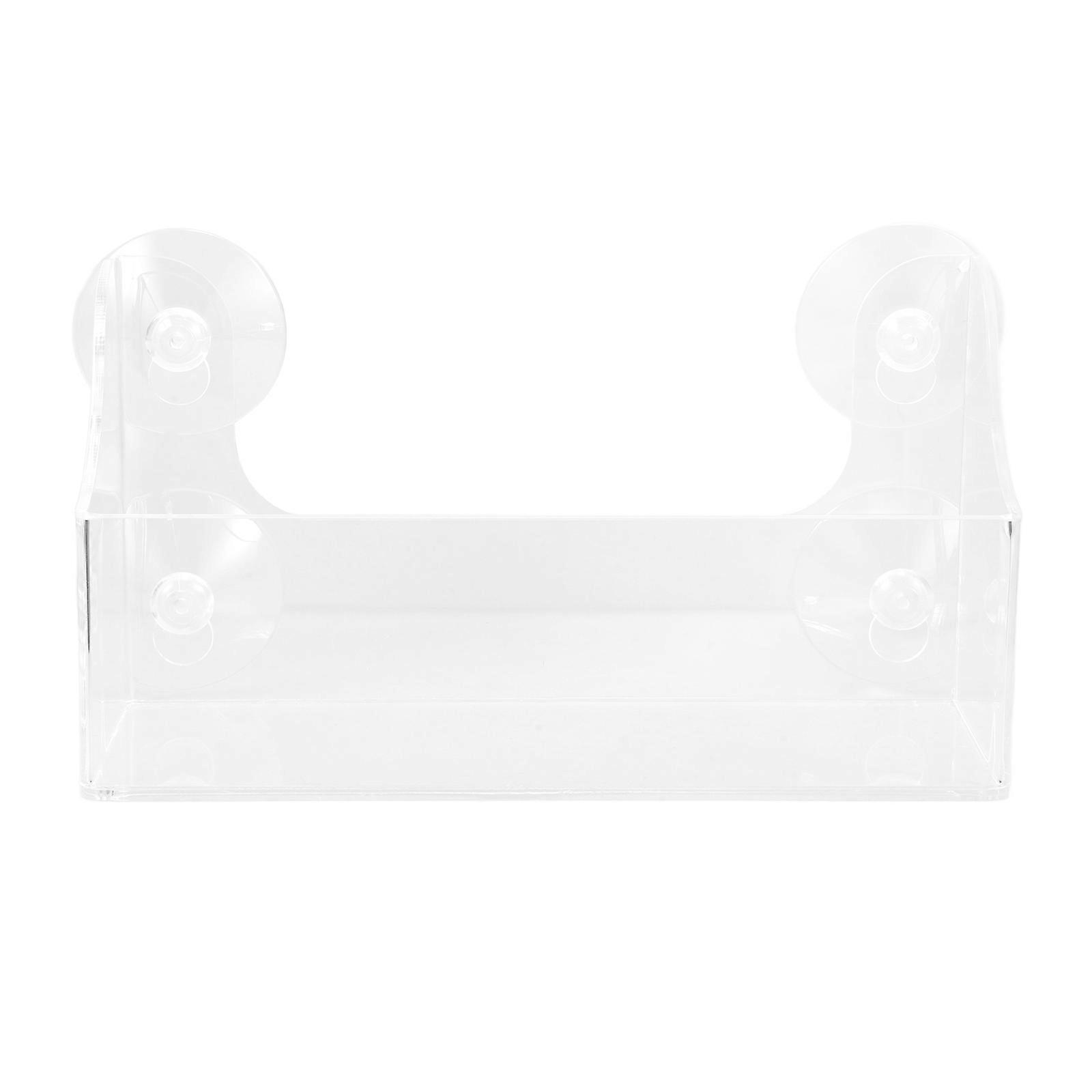 Suction Type Storage Rack For Refrigerator Organizing Beverages Transparent Acrylic Shelf 20.50X11.50X7.00Cm 4Pcs