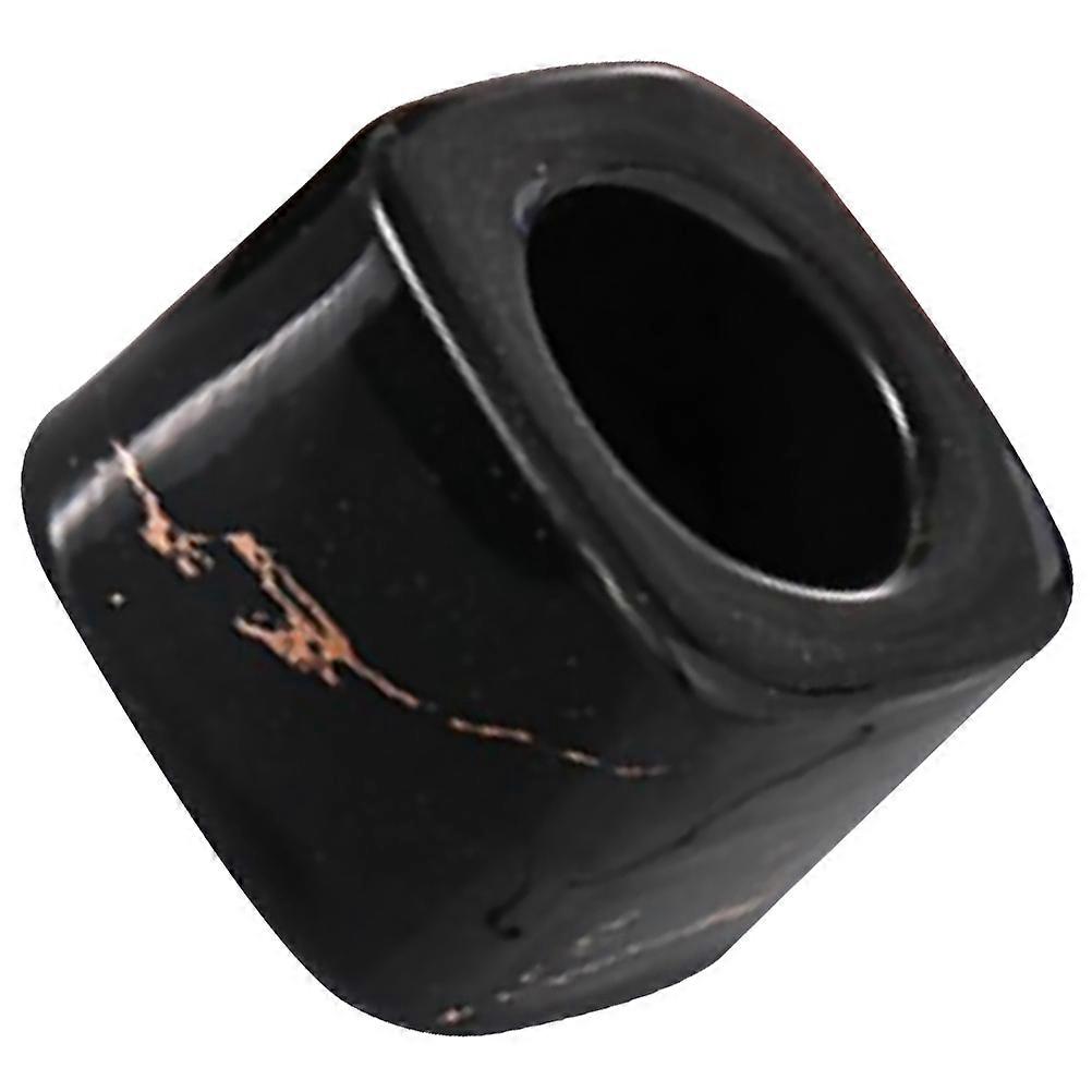 Black Ceramic Electric Toothbrush Holder for Bathroom Use 5Pcs Set