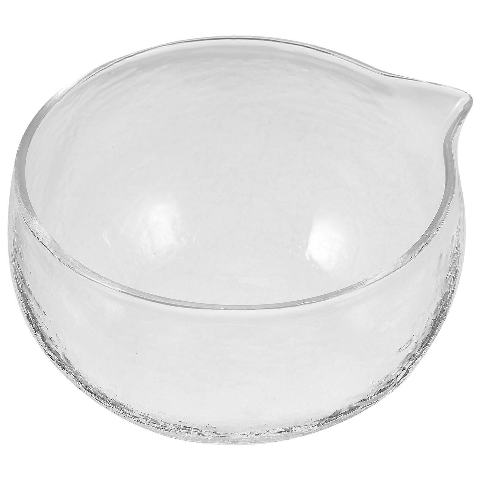 Clear Tea Cup Multi-Function Transparent Tea Bowl for Home Use 5Pcs