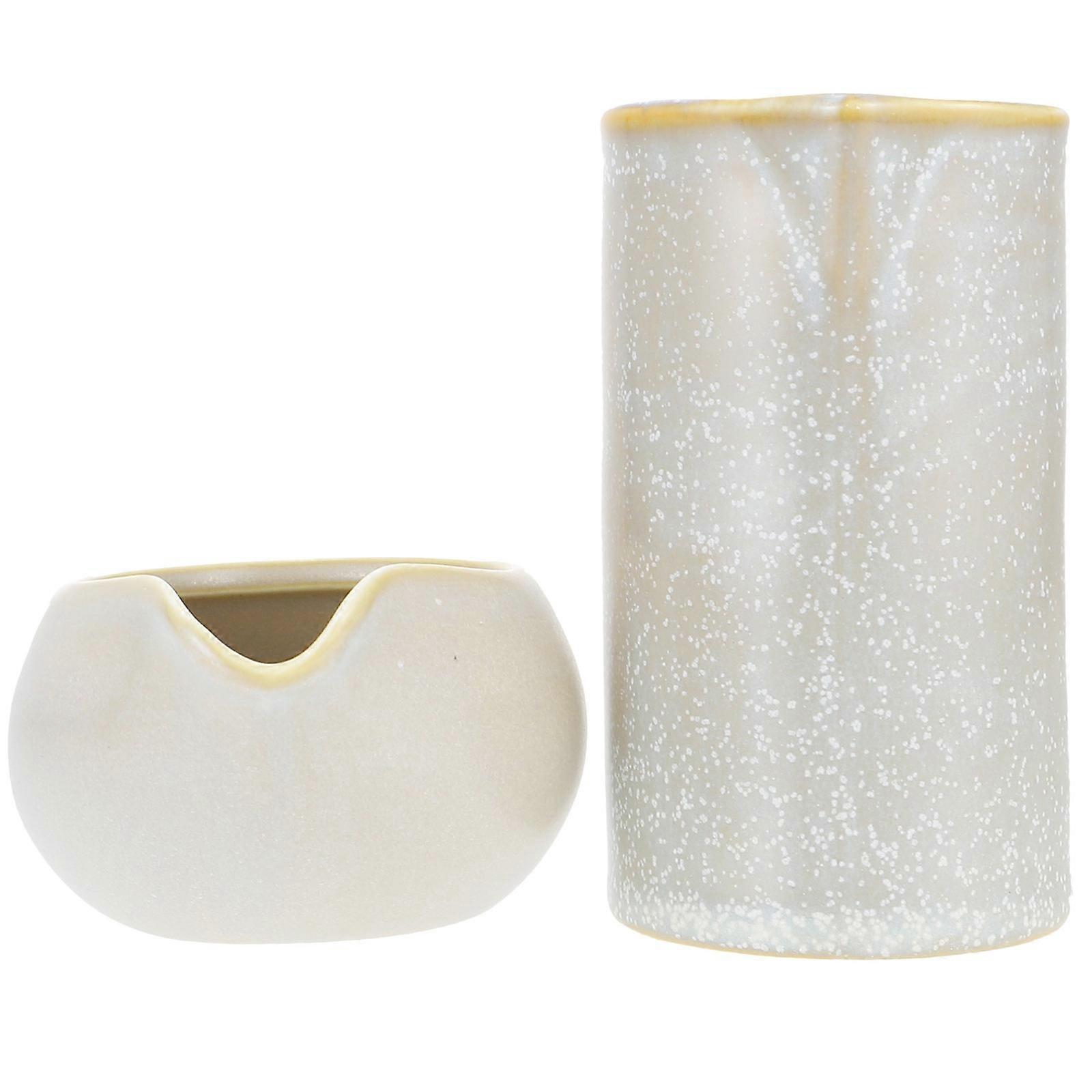 Ceramic Milk Jugs for Gravy Serving 2Sets of Multipurpose Sauce Pitchers