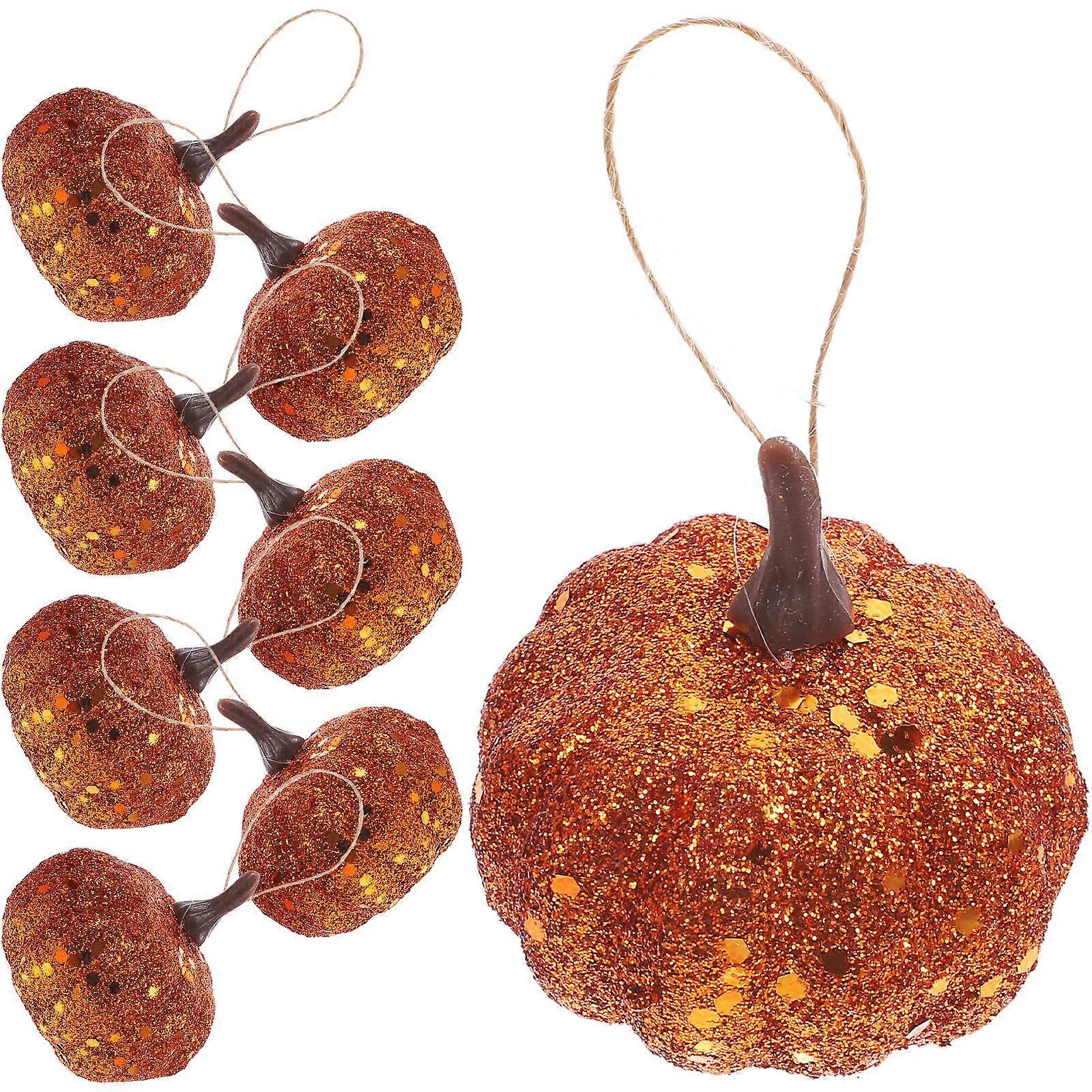 Artificial Halloween Pumpkin Decoration for Decor 30Pcs Orange