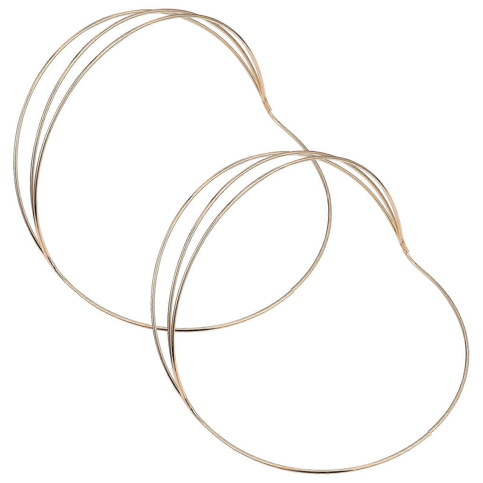 Crown DIY Base Iron Headband for Craft Making 4Pcs Accessory Set