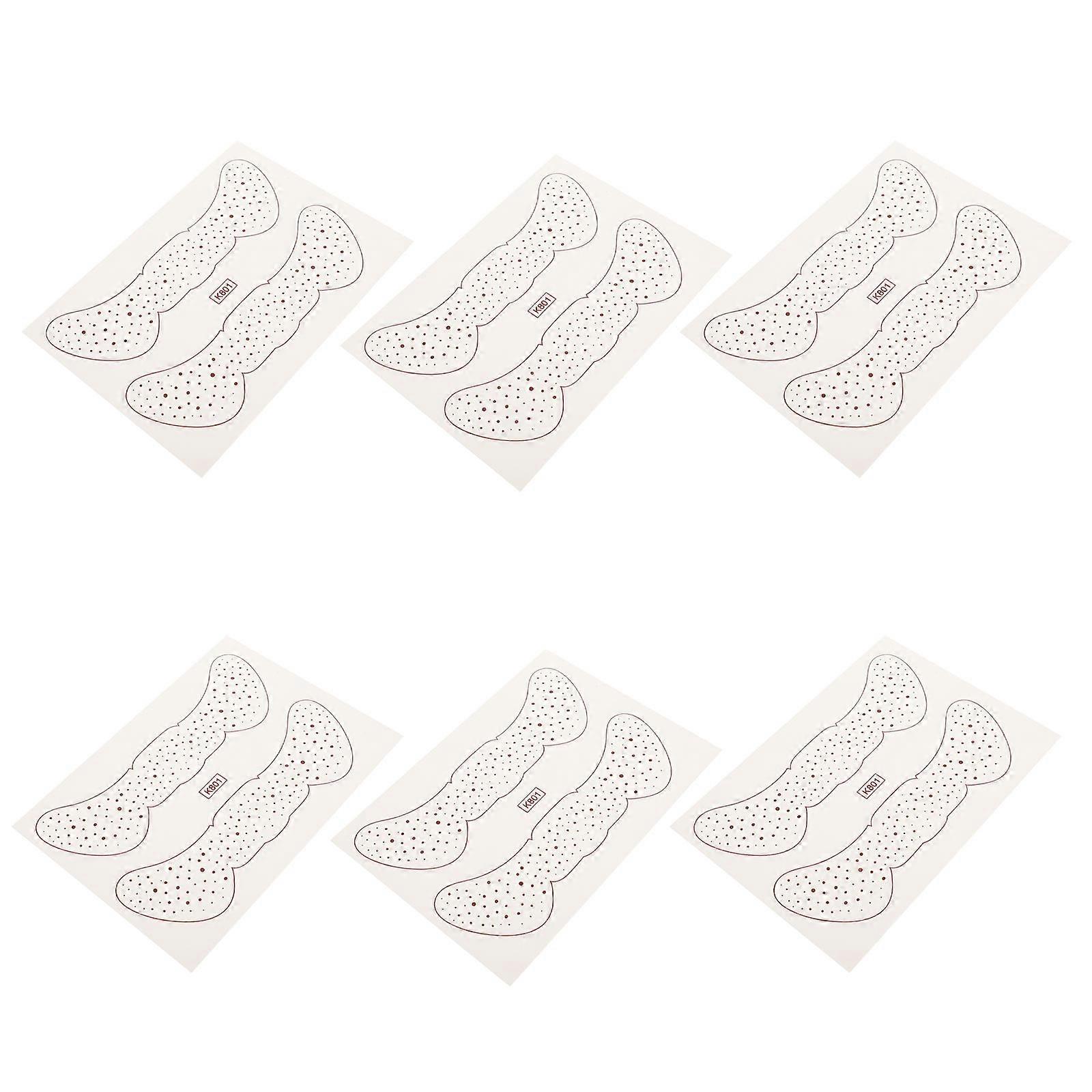 Temporary Face Stickers for Makeup 6 Sheets of Creative Face Stickers