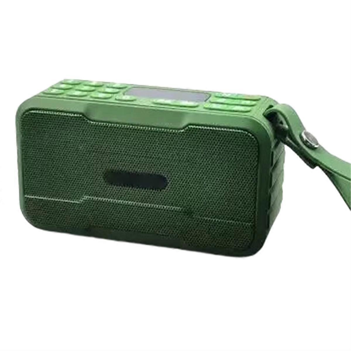 Portable Radio FM Mini Bluetooth Radios Speaker with Mic,A