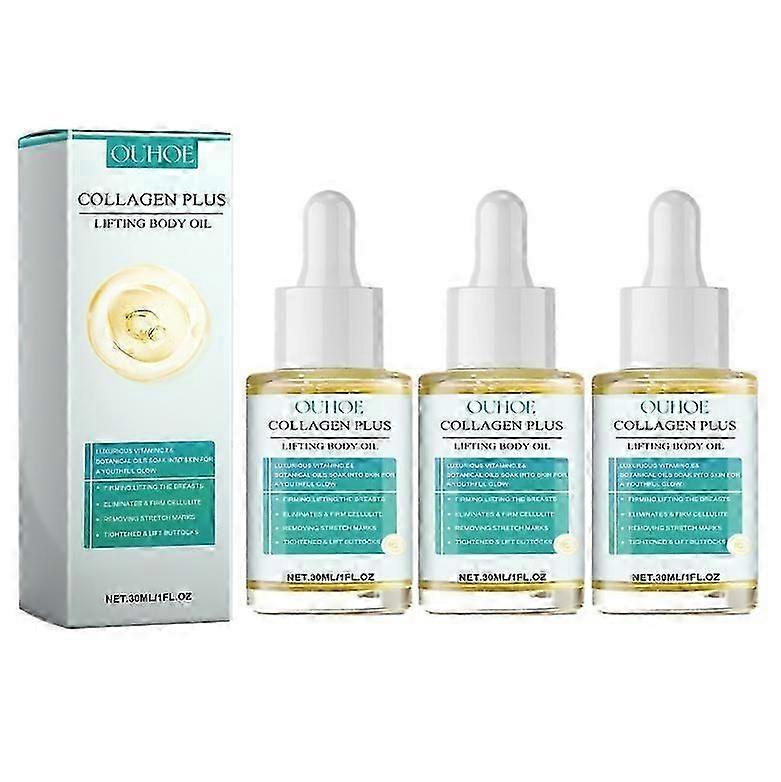 1-3 stks Ouhoe Kisshi Collageen Plus Lifting Body Oil, Kishi Collageen Olie, Voor Gezicht,