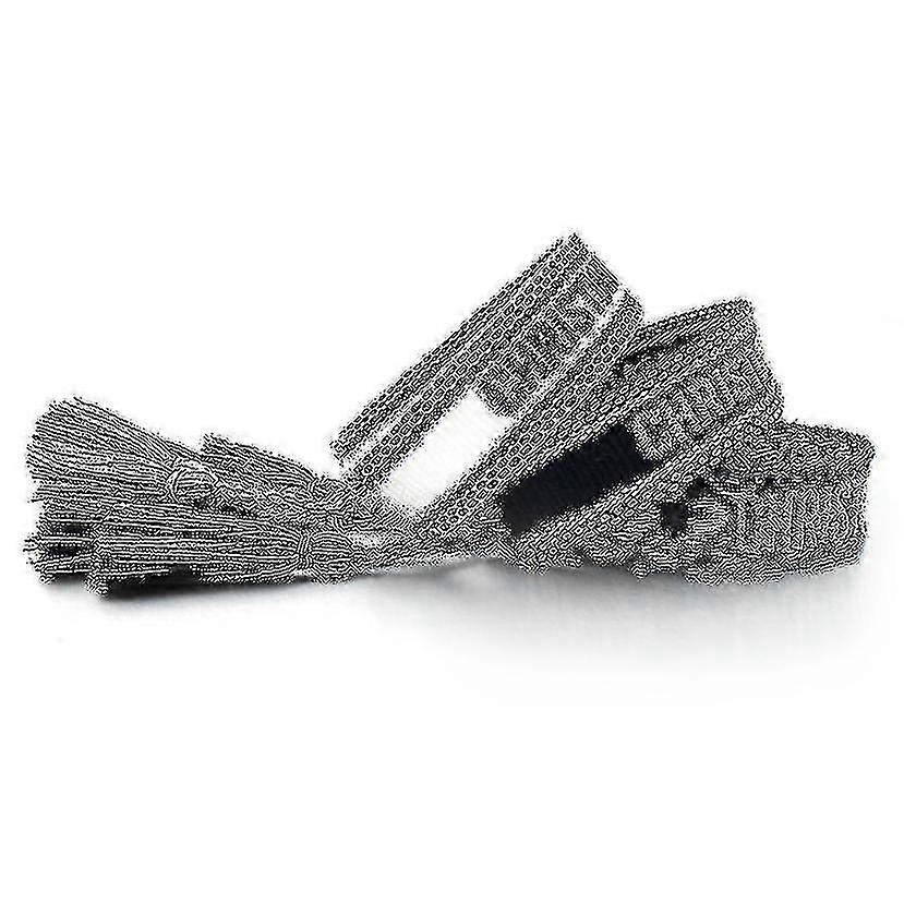 Pulsera trenzada a mano ajustable con flecos