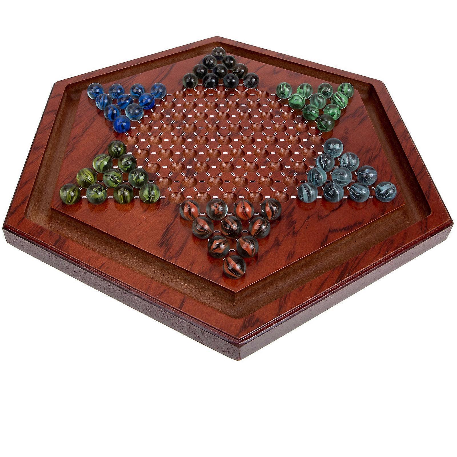 Interactive Chinese Checkers Game Promoting Intelligence Development Suitable For All Ages With 1 Set Configuration