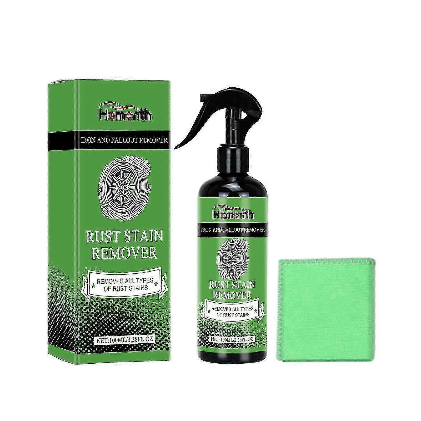 Wheel Hub Rust Removal Spray - Effective Car Wheel Cleaning & Polishing Solution
