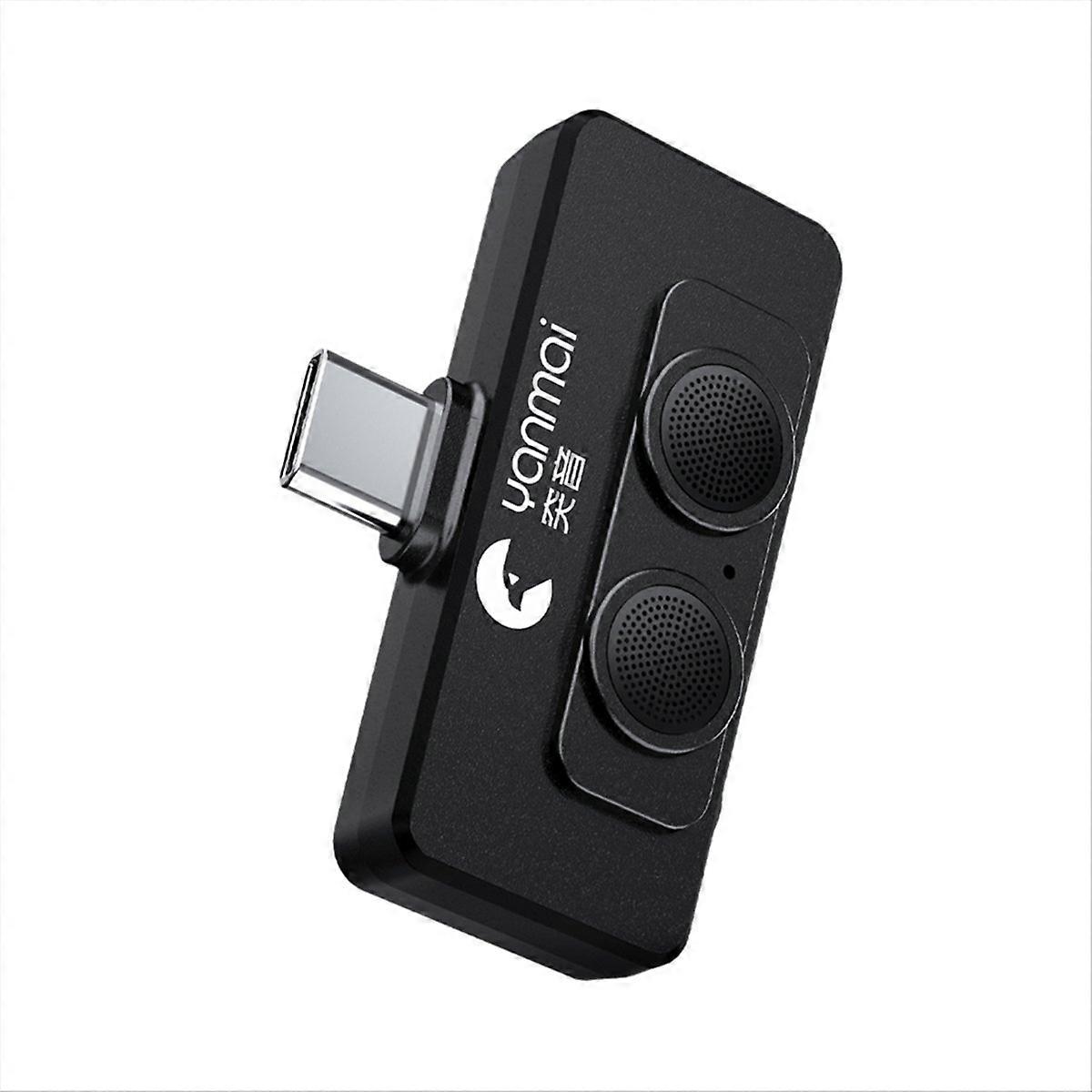  R6 Dual Microphone for Vlogging, AI Noise Reduction, Black