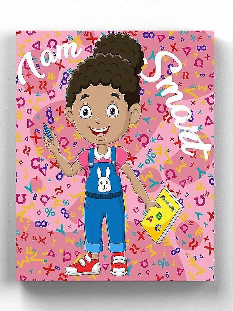 Smart Girl Wrapped Canvas  -Smartprints Designs,-ouyab1471