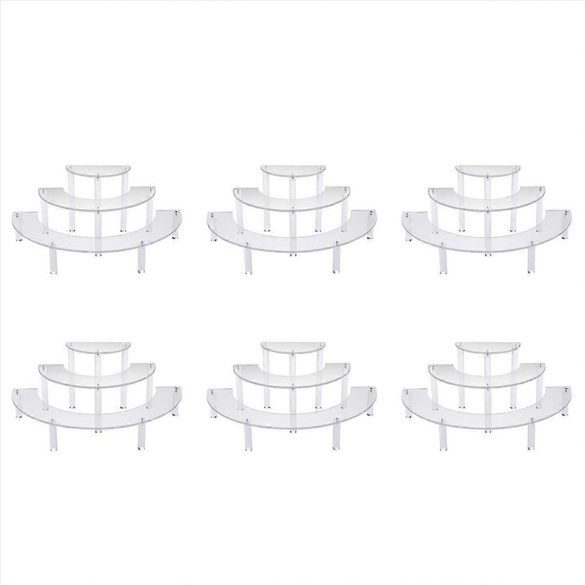 Transparent Removable Acrylic Cake Display Stand for Party Decoration