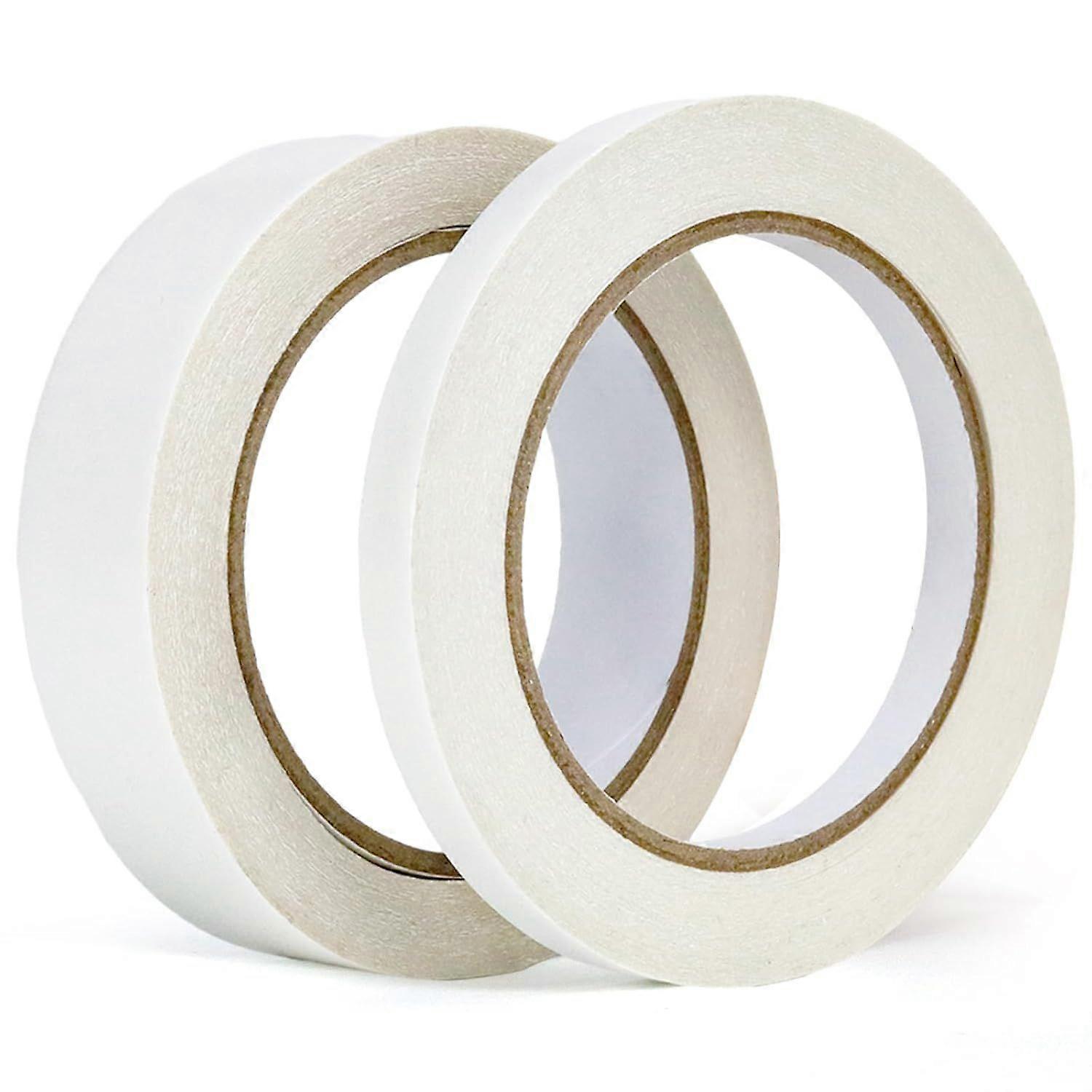 Double-Sided Sticky Fabric Tape, Two Rolls No Sewing, Gluing, or Ironing Stitch