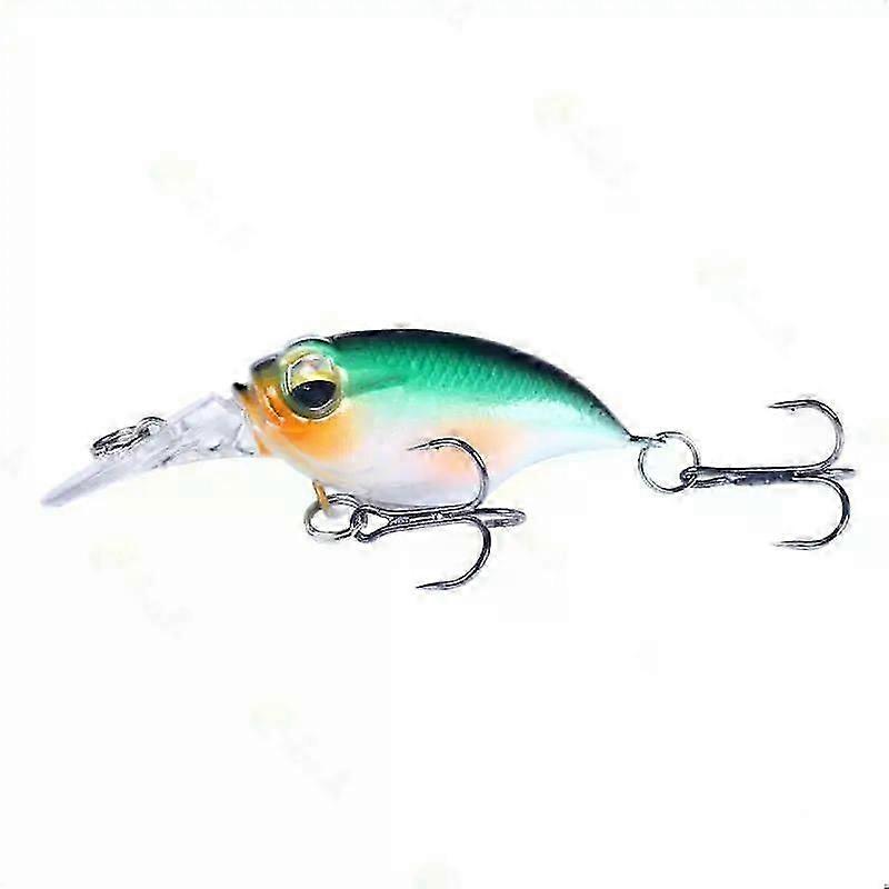 Colorful Coated Crank Bait Deep Diving Fake Bait Fluorescence Scissor Soft Bait Fishing Lure Accessories