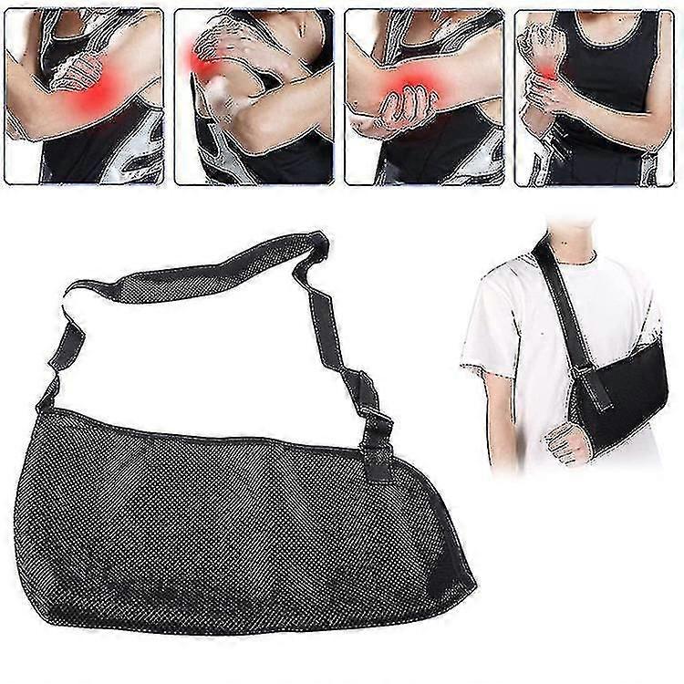 Arm Sling - Shoulder Immobilizer For Broken Fractured Arm - Adjustable Arm
