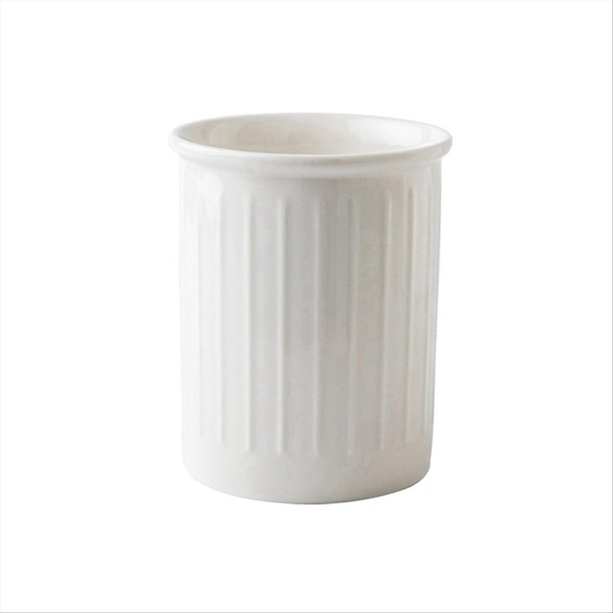 Ceramic Kitchen Knife, Fork and Spoon Storage Jar Home Decoration