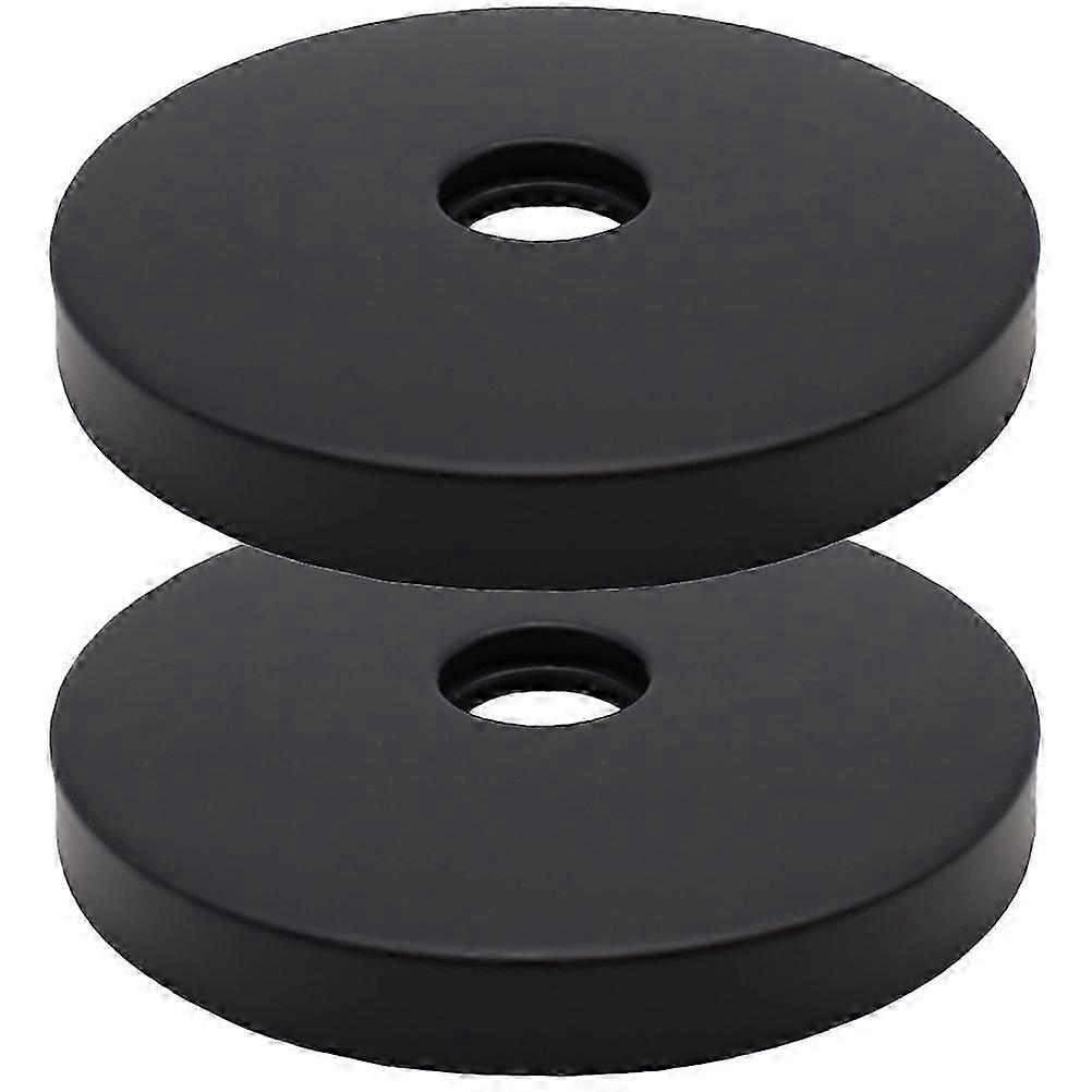 25-26 2 st VVS-skyddsplatta Väggmonterad vattenrörsskyddslock Täckbricka