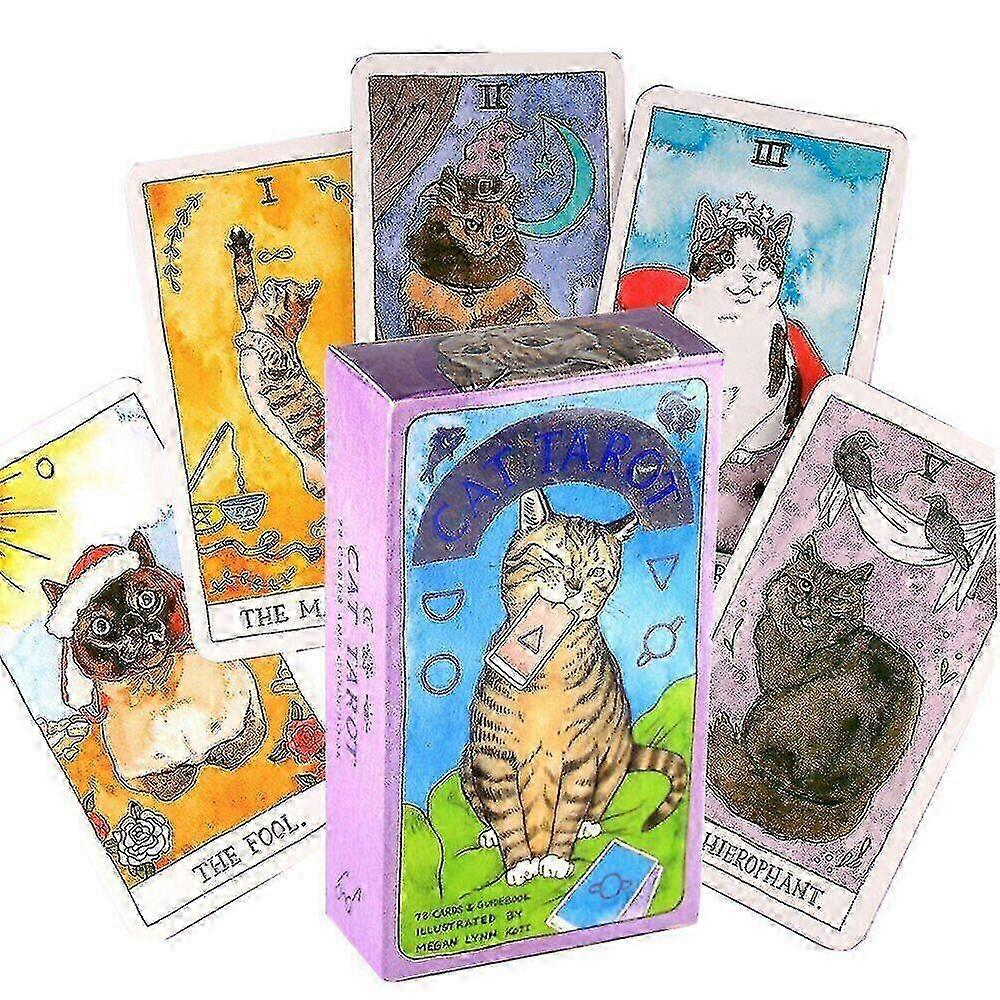 Tarot Cards Deck with 78 Cards - English Version for Divination and Occult Oracle Readings