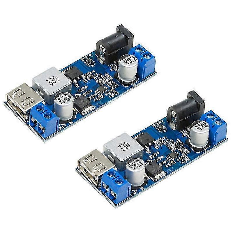 DC 6V 9V 12V 24V to DC 5V 5A Buck Converter Module,9-36V to USB 5V Transformer Dual Output Voltage Regulator