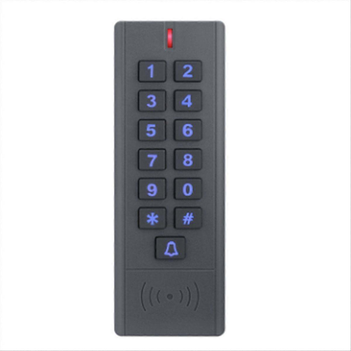 RFID Keypad 125Khz Access Control Proximity Entry Door Controller Waterproof 1000 User DC 12V-24V