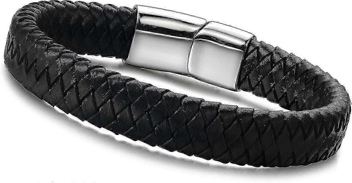 Pulseiras trançadas para homens pulseiras pulseira moda fecho 7.5-8.5 polegadas