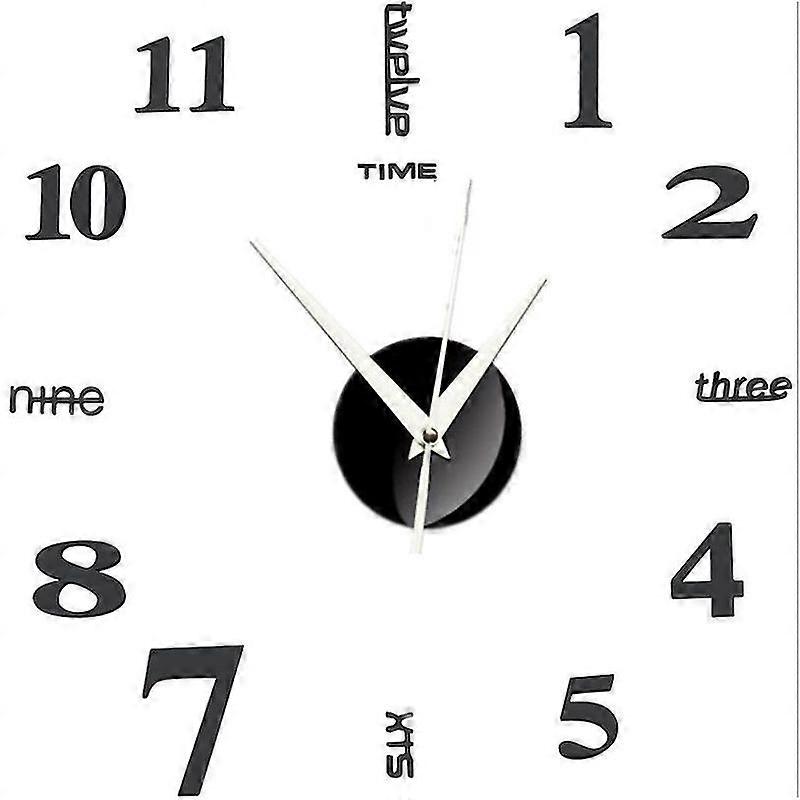 Luxora Wall Clock Acrylic Digital Wall Clock Creative Clock