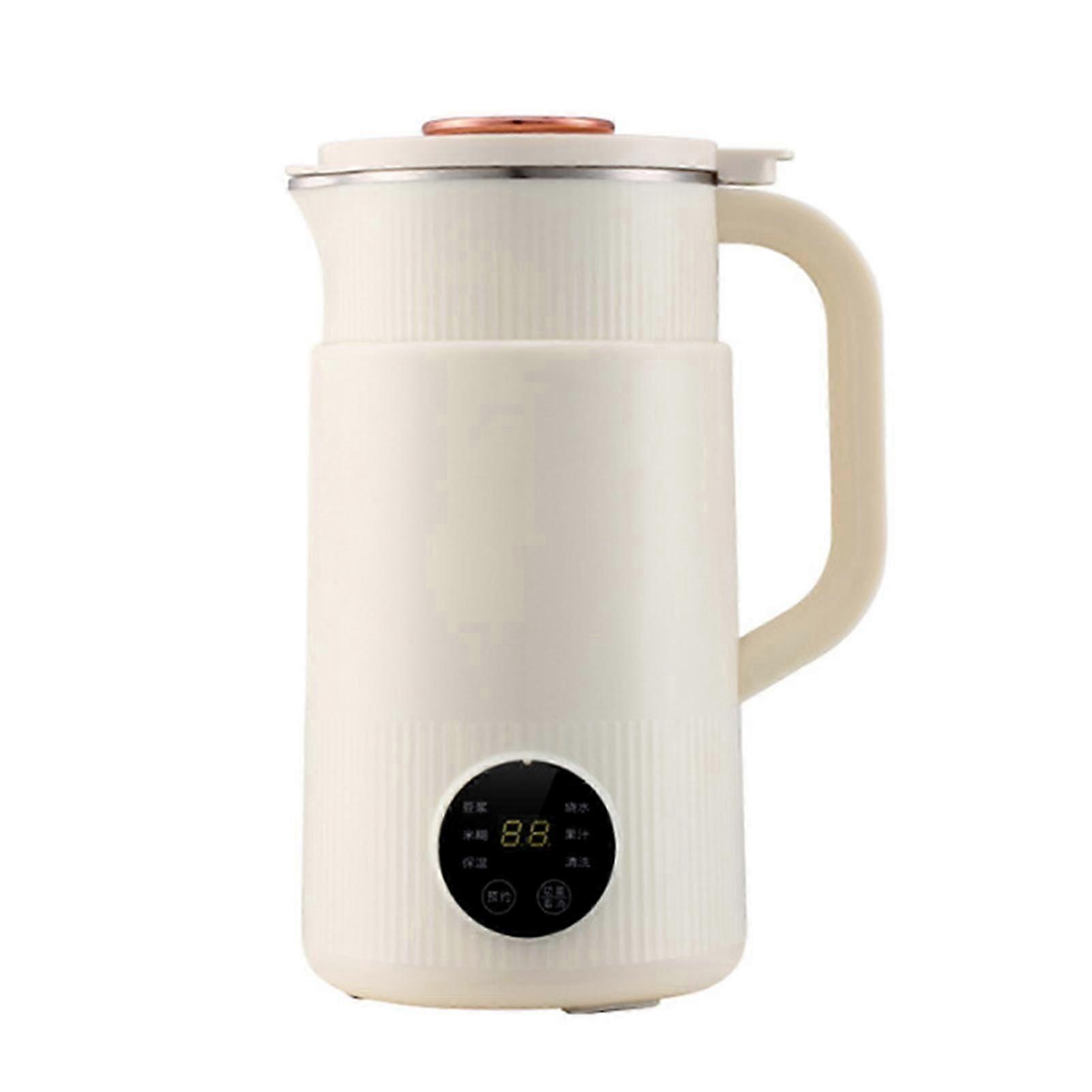 A fully automatic soy milk machine with sharp blade insulation function, fully safe to use with an EU plug, electrically made, homemade almond and oat