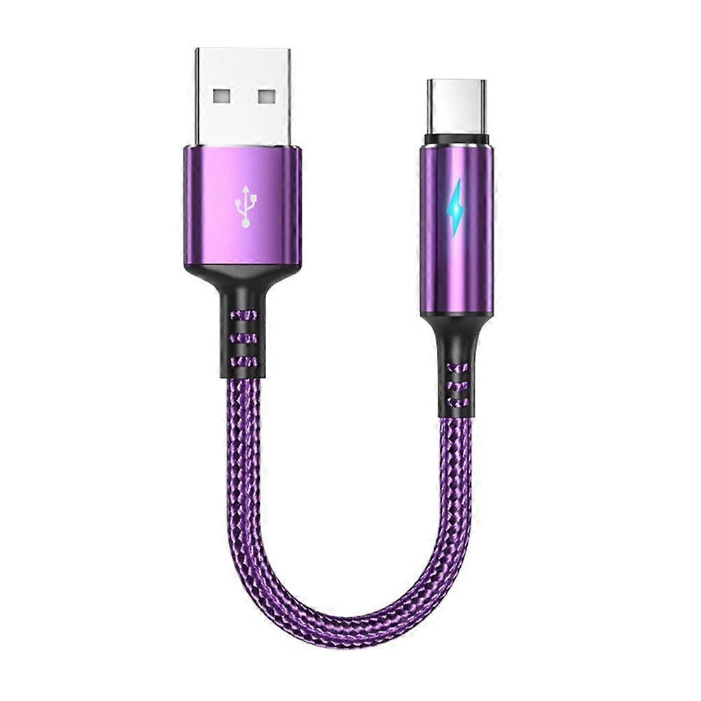 USB to Type C Charger Cable Short Data Cable Fast Charging Lead Data Cord UK New W8Q6