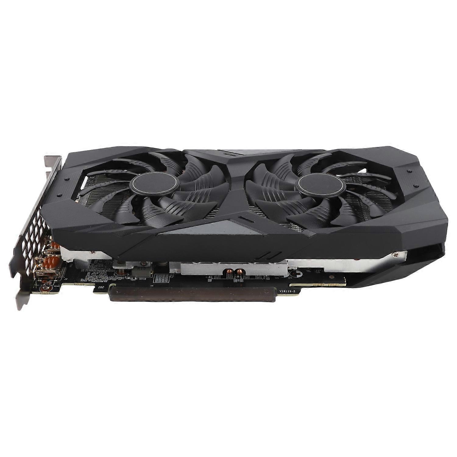 Gaming Graphics Card RTX2060 6GB GDDR6 192bit HD Multimedia Interface DP 2 Fan Cooling GPU for Wins7