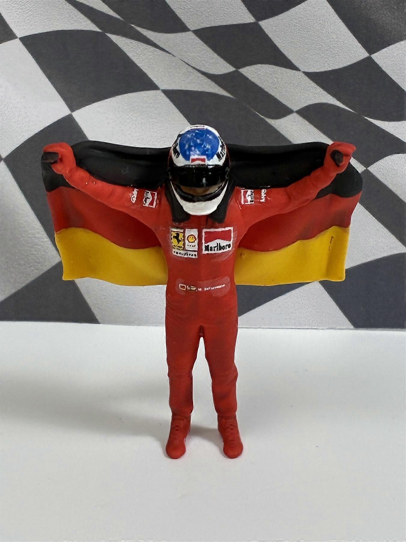Michael Schumacher With Flag 1996 Diecast Figure 1:43 Scale Cartrix CT070