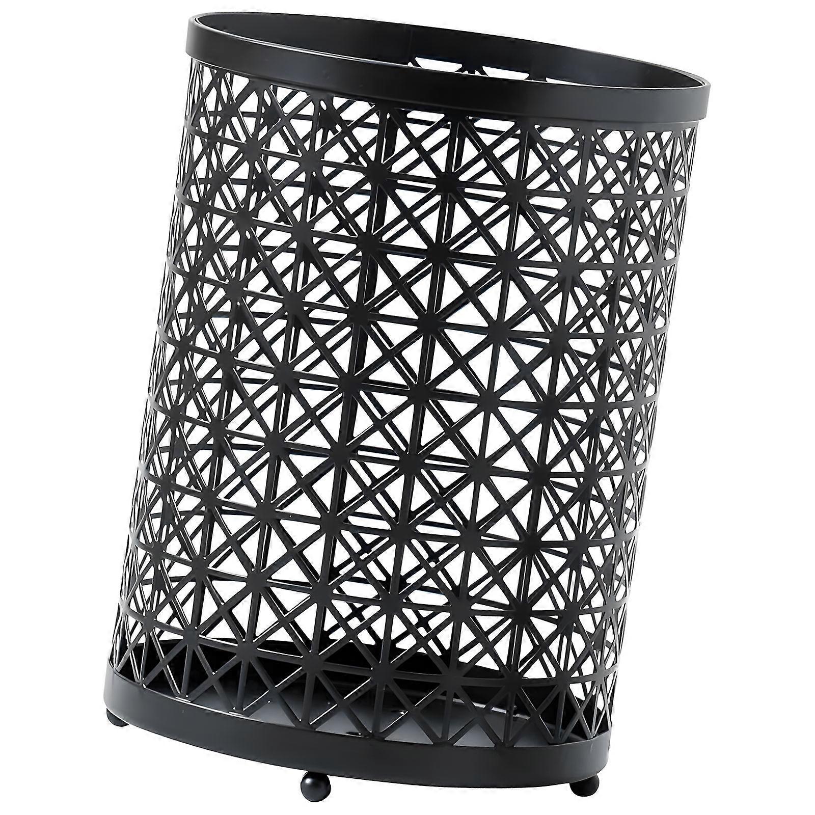 Metal Kitchen Tool Organiser With Drain Holes Hygienic Drying Countertop Utensils Storage Space Saving Open Bucket Multicolor