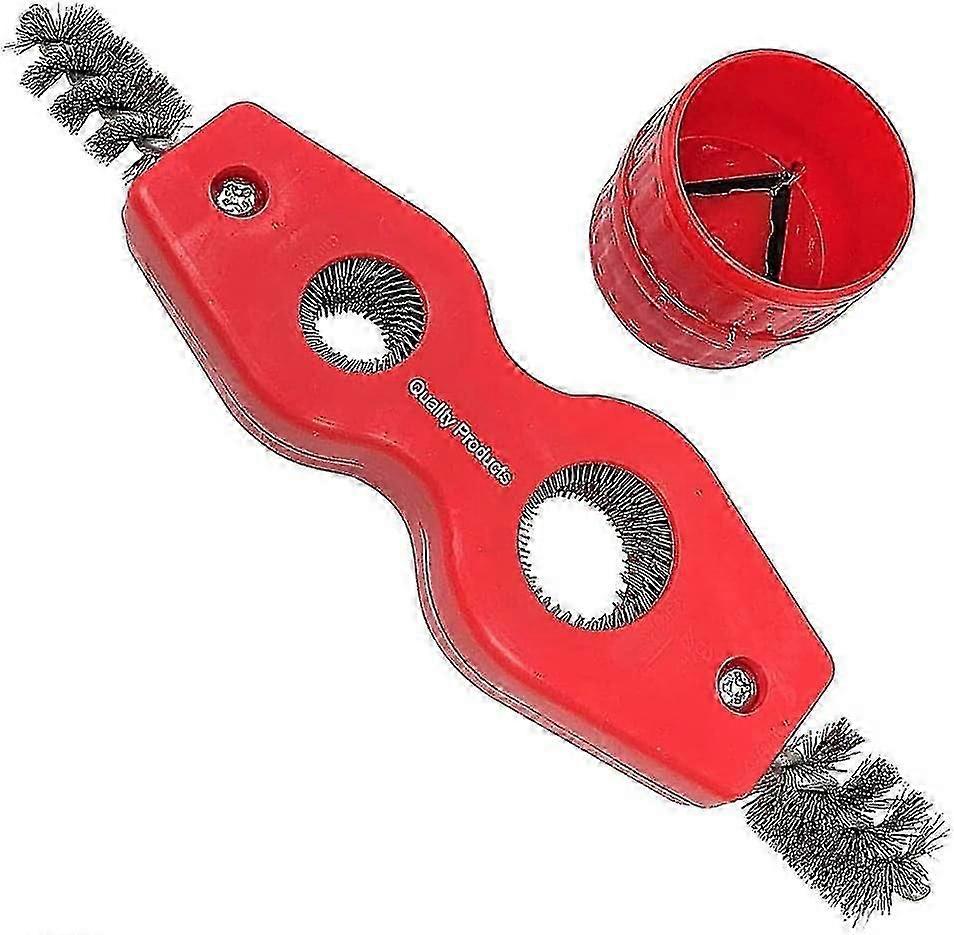 Copper pipe cleaning brush, pipe deburring brush, rust brush for pipe installation, soldering, DIY industrial tools[D]