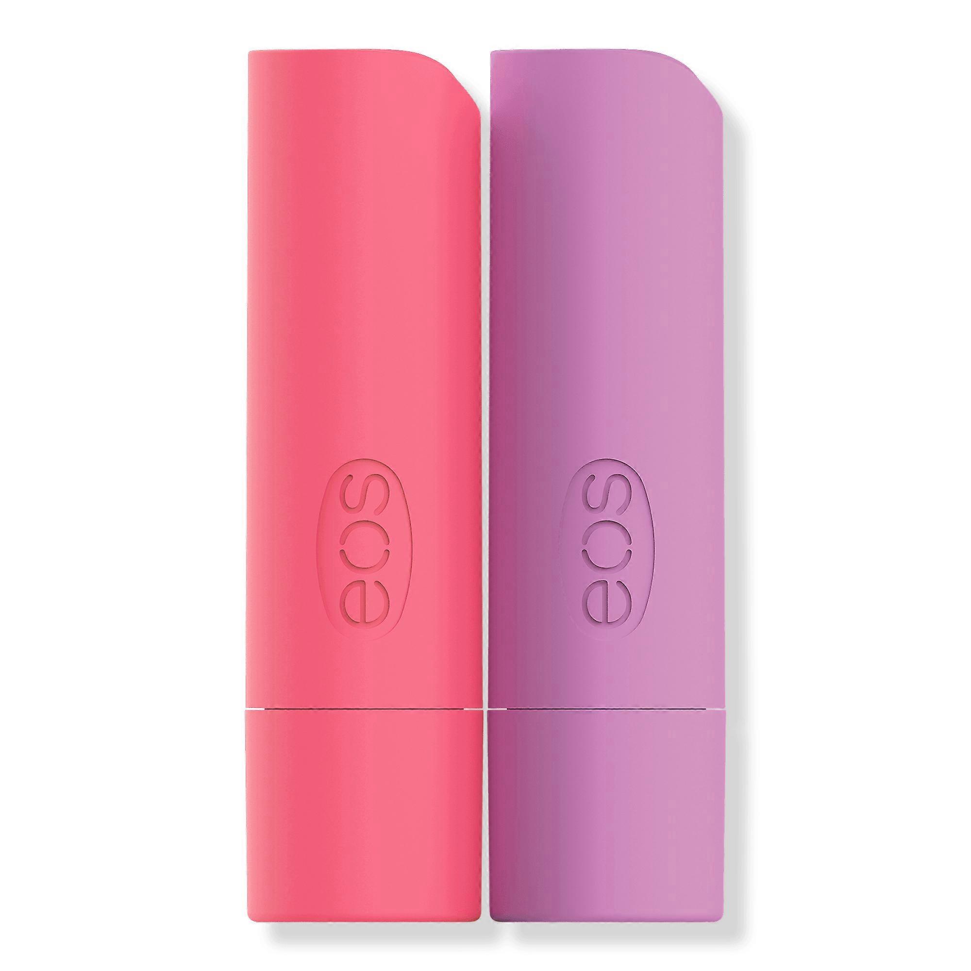 Eos 2 Pack Super Soft Shea Lip Balm, Φράουλα, Ροδάκινο &; Φρυγανισμένο Marshmallow