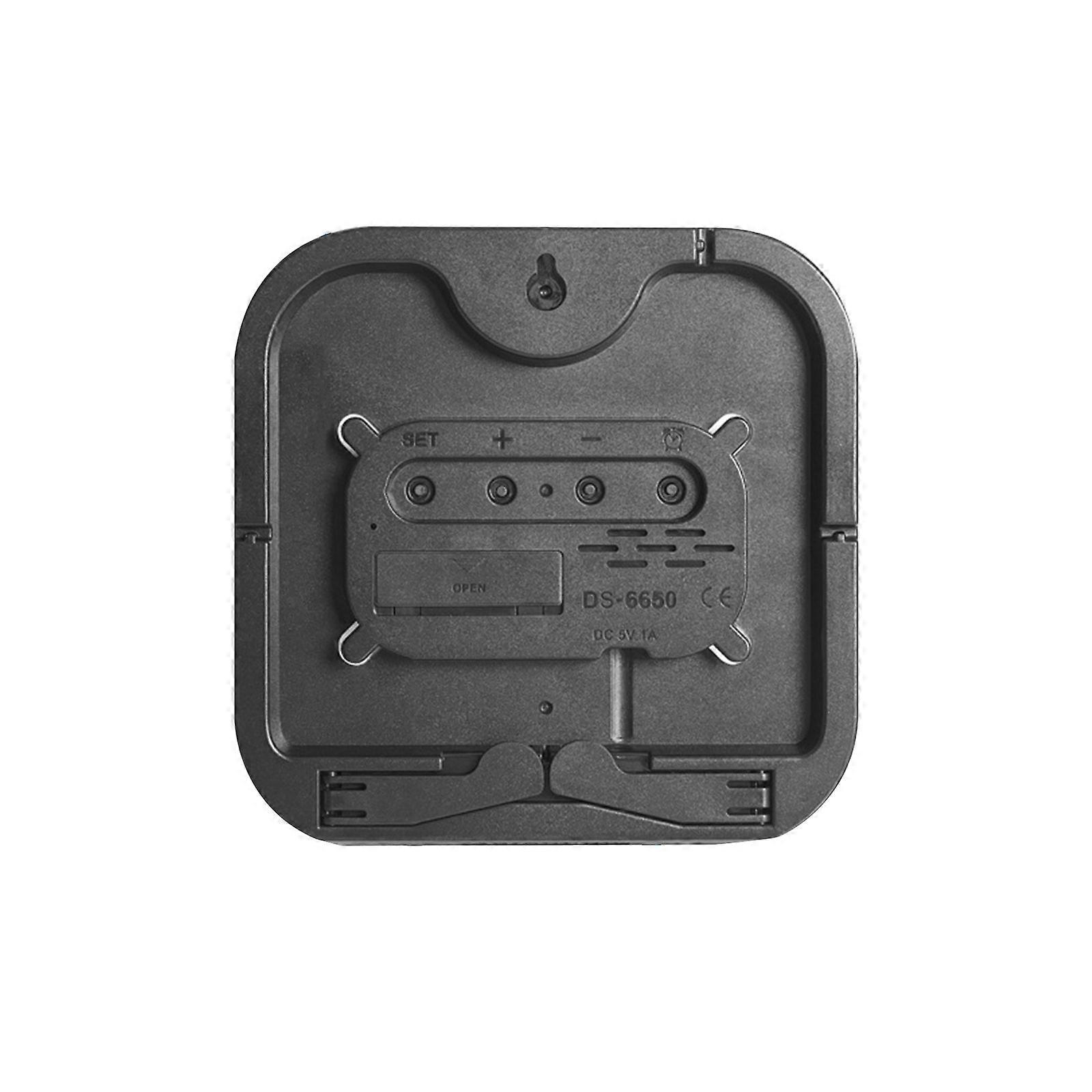 Wall Clock, Digital Wall Clock with Remote, 10.55" Large Display, Auto Dimmable, 10 Levels Adjustable Brightness, 12/24h  Tricolor