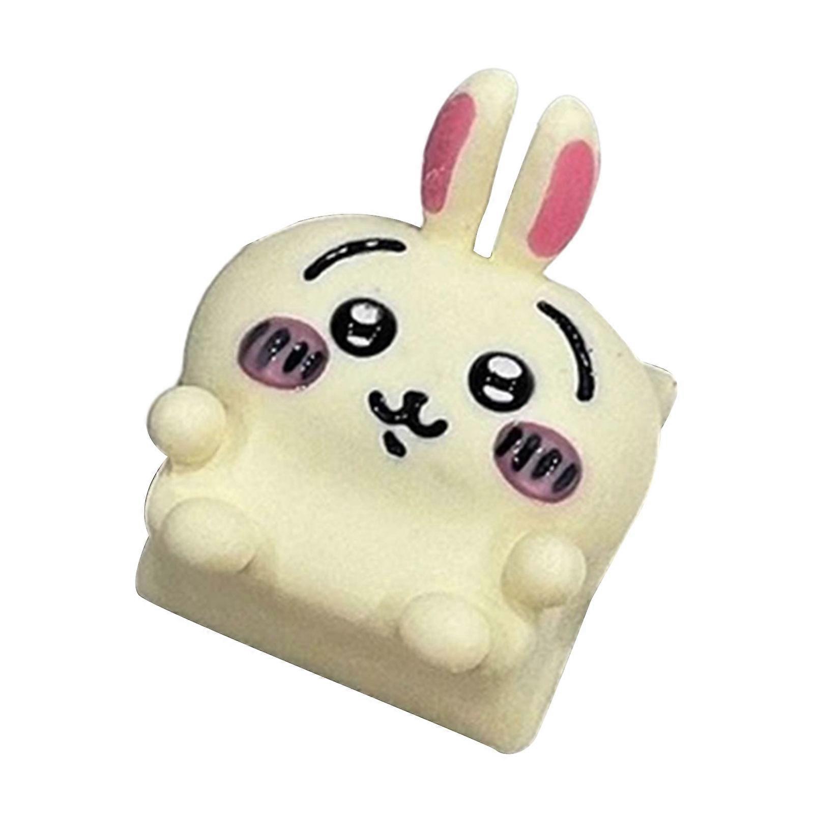 Chiikawas Usachi Keycap Mechanical Keyboards Cartoon Original Customized Keycap for Keyboards Accessory Multicolor