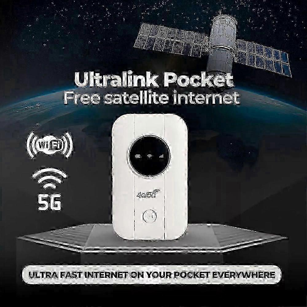 Free Satellite Internet in Your Pocket, Router Unlimited Satellite Internet Portable Satellite Internet WiFi, Ultra Link FreeuZ