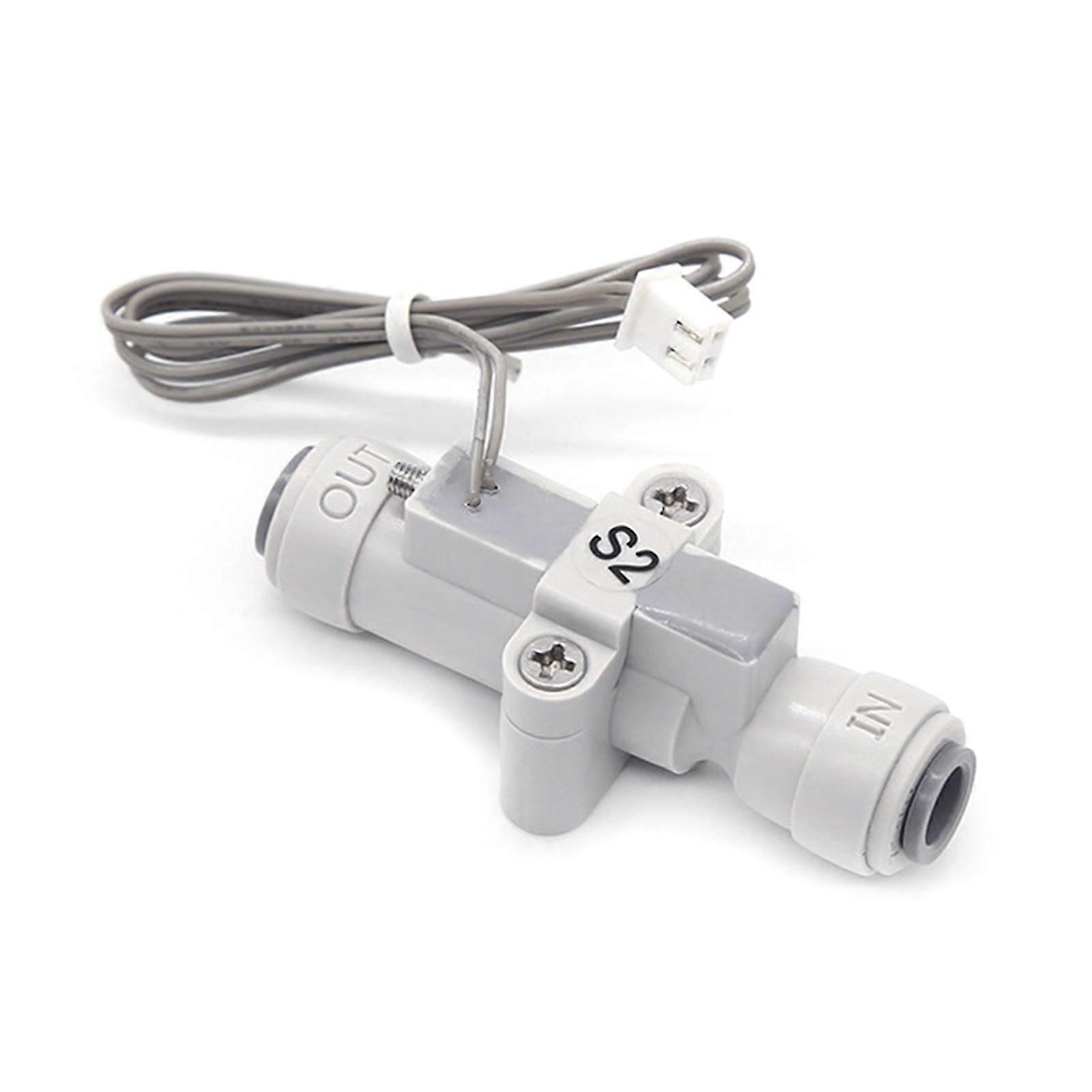 1/4" vannstrømningssensor Matbryter Flowmeter væskemåler for purifier