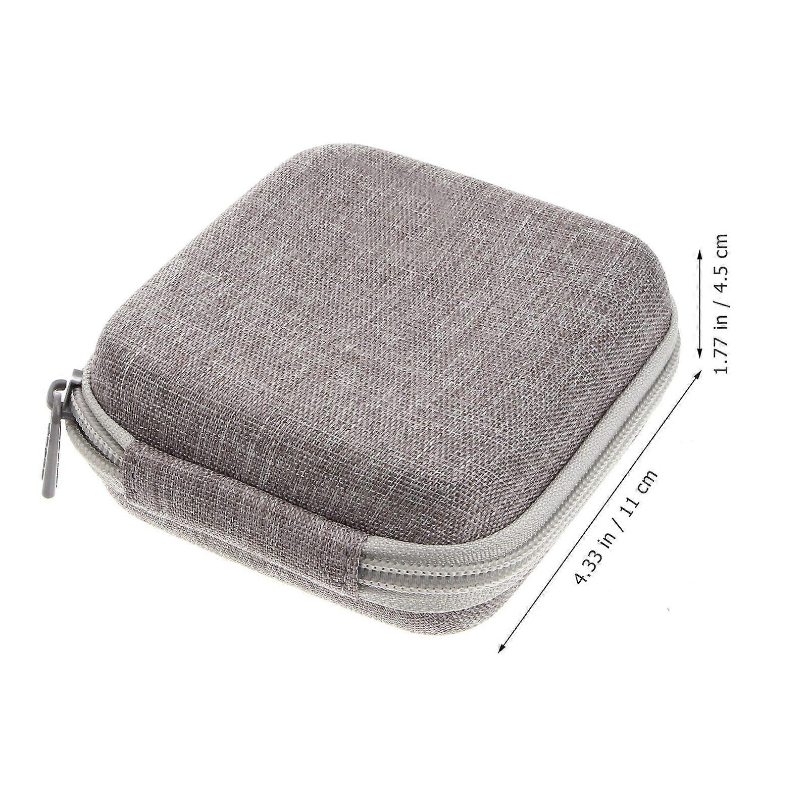 収納バッグ、トラベルキット、スモールバッグ、携帯電話ケース、ケース、デジタルガジェットデバイス、USBケーブル、データケーブルオーガナイザー、トラベルインサートバッグ(グレー)