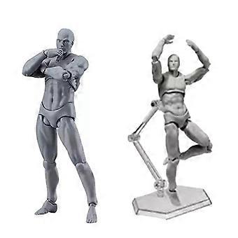 Action figure corpo pose personalizzabili mobile PVC durevole manichino da disegno ampiamente utilizzato per la famiglia O