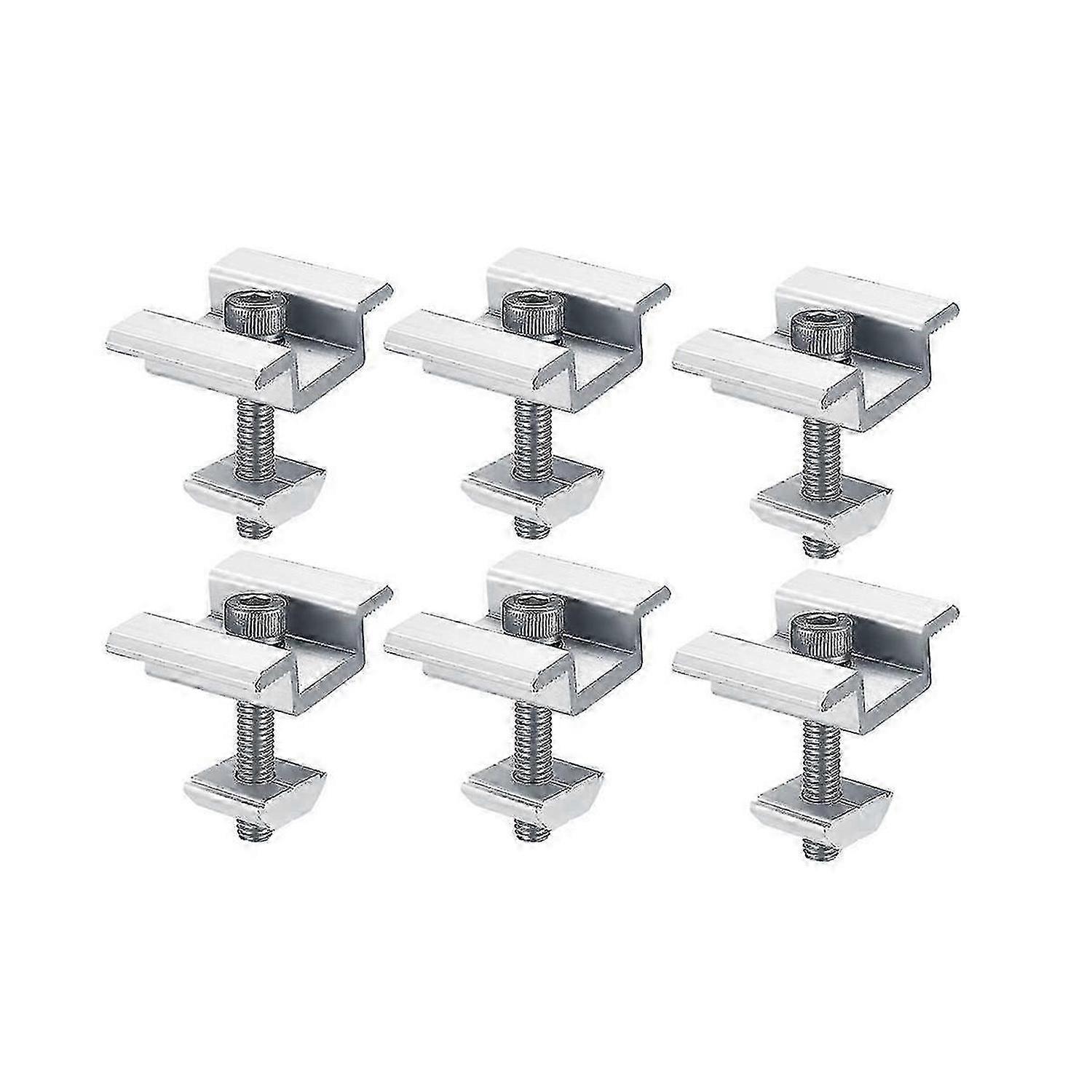 8Pack Solar Panel Mounting Brackets, Solar Panel End, Centre, for PV Solar Panel Solar Module 30m