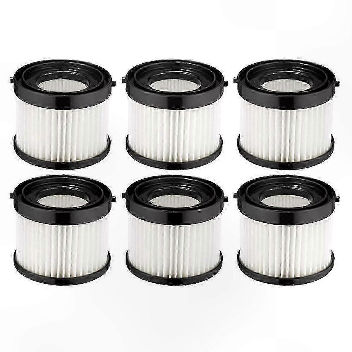 6-Pack HEPA Filters Compatible with Milwaukee 49-90-0160, 0882-20, M18 Replacement