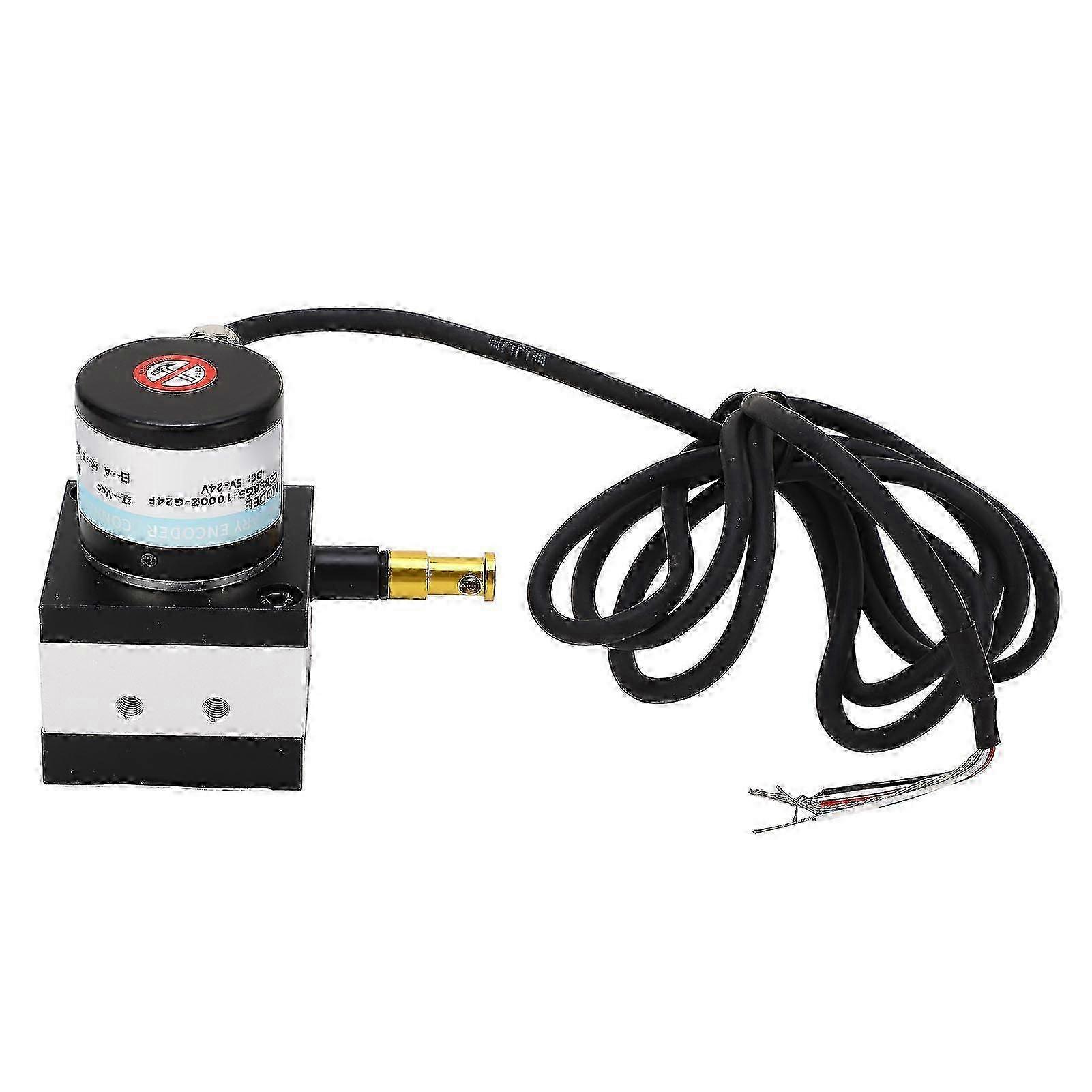 2025 Draw Wire Encoder Pulse Stroke Optional Incremental Cable Switch Dia 38mm 101200mm Range Dc824v
