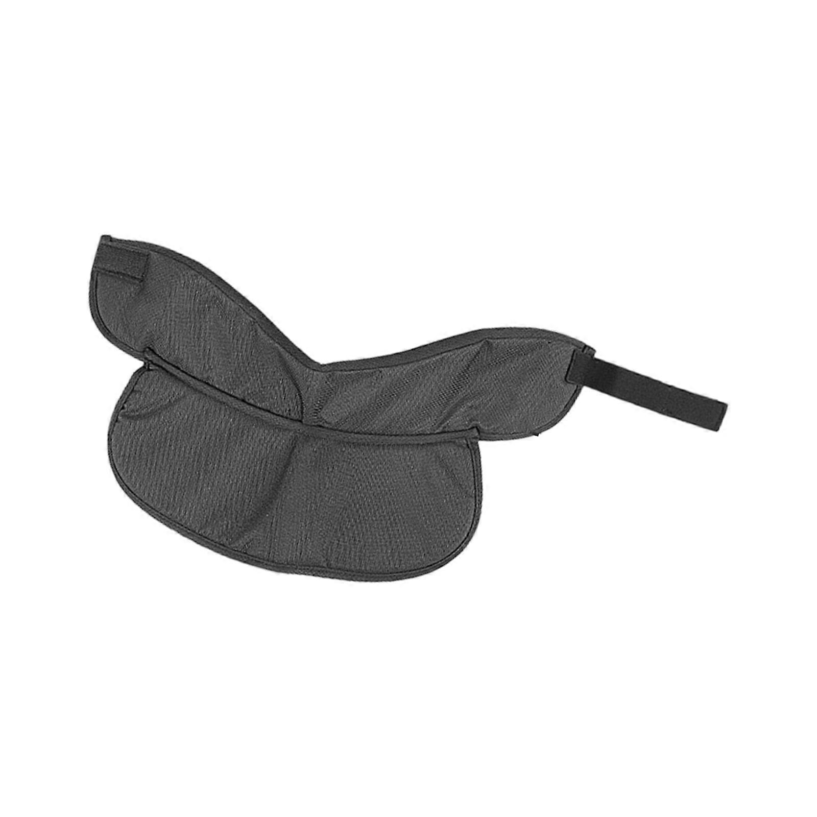 Comfortable Neck Support for Ice Hockey and Short Track Speed Skating Feature Soft Sponge Padding and Breathable  Black Children model