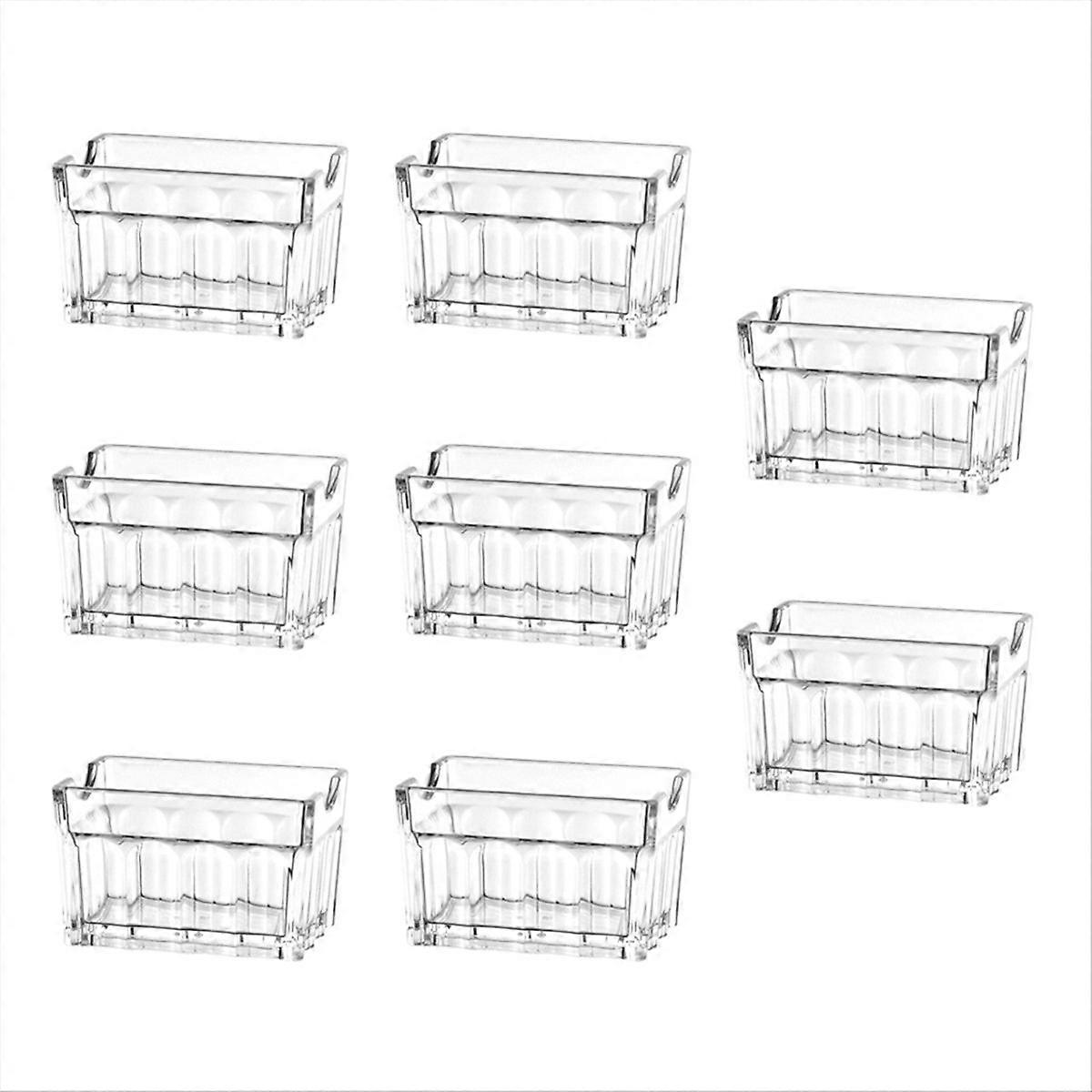 8Pcs Sugar Packet Holder Sugar Bag Storage Container Dish Display